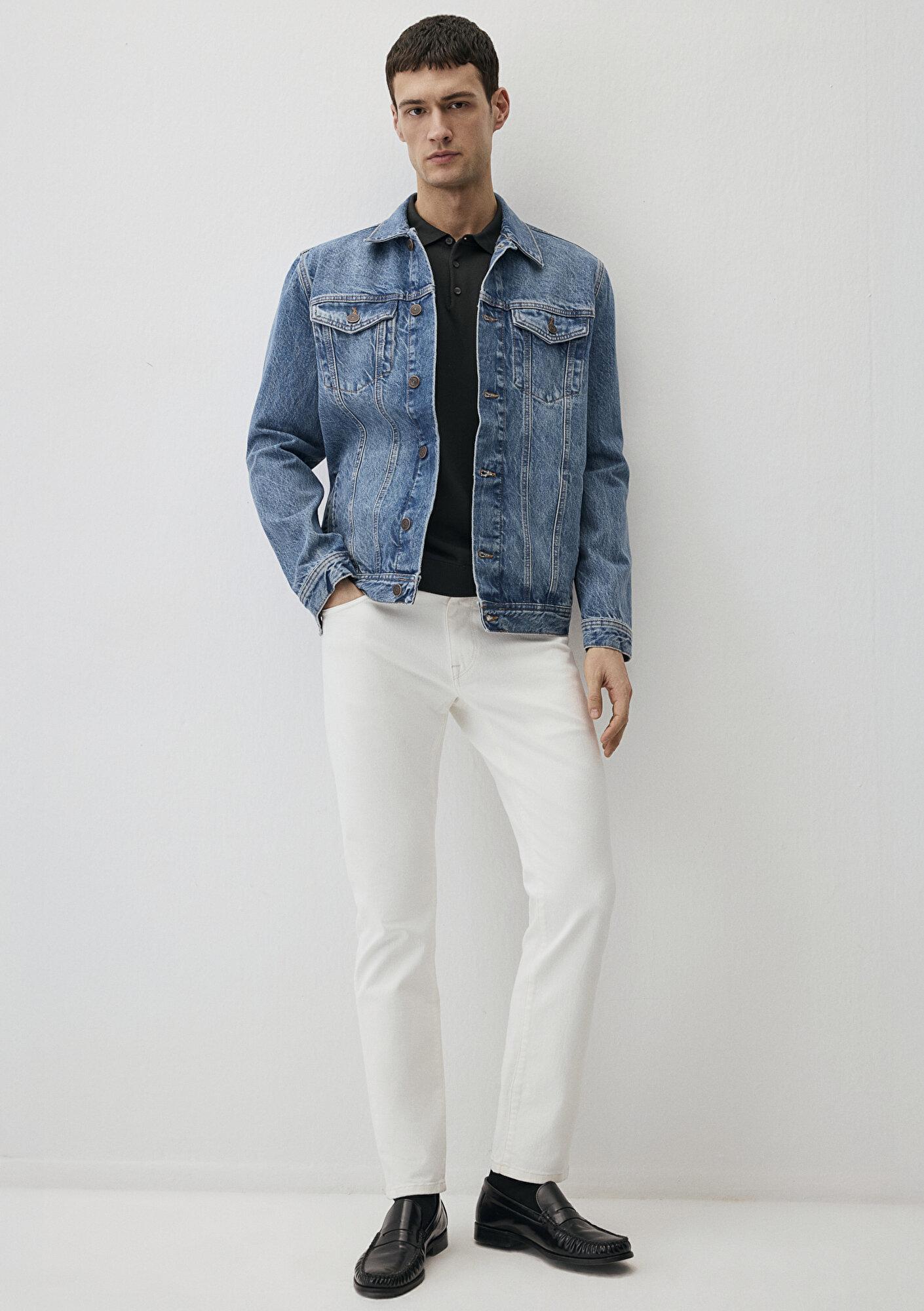 Mavi Marcus Edition Beyaz Jean Pantolon 0035190581