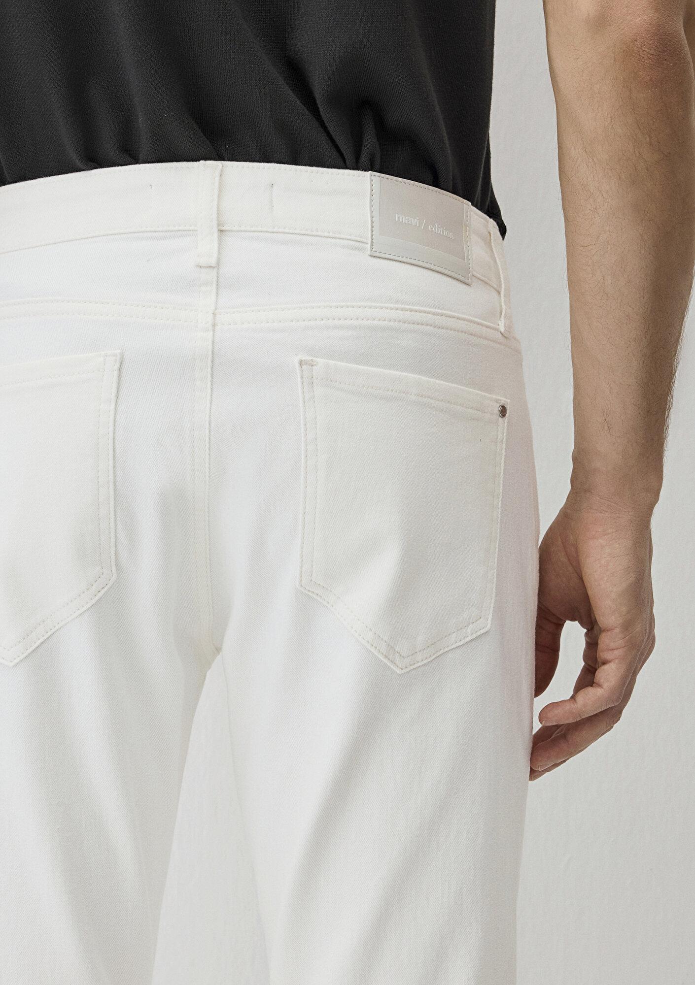 Mavi Marcus Edition Beyaz Jean Pantolon 0035190581