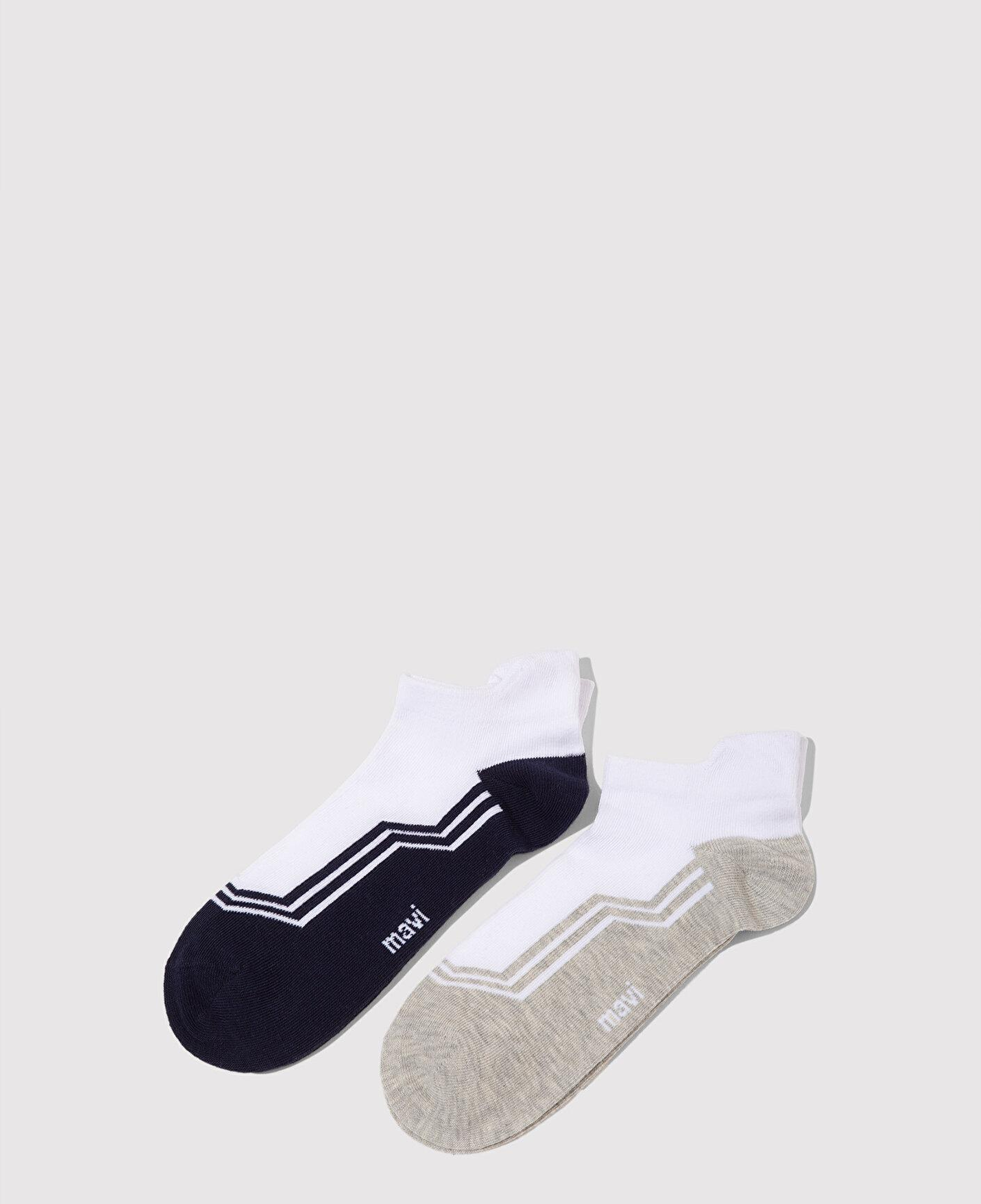 Mavi 2li Beyaz Patik Çorap 0912217-620