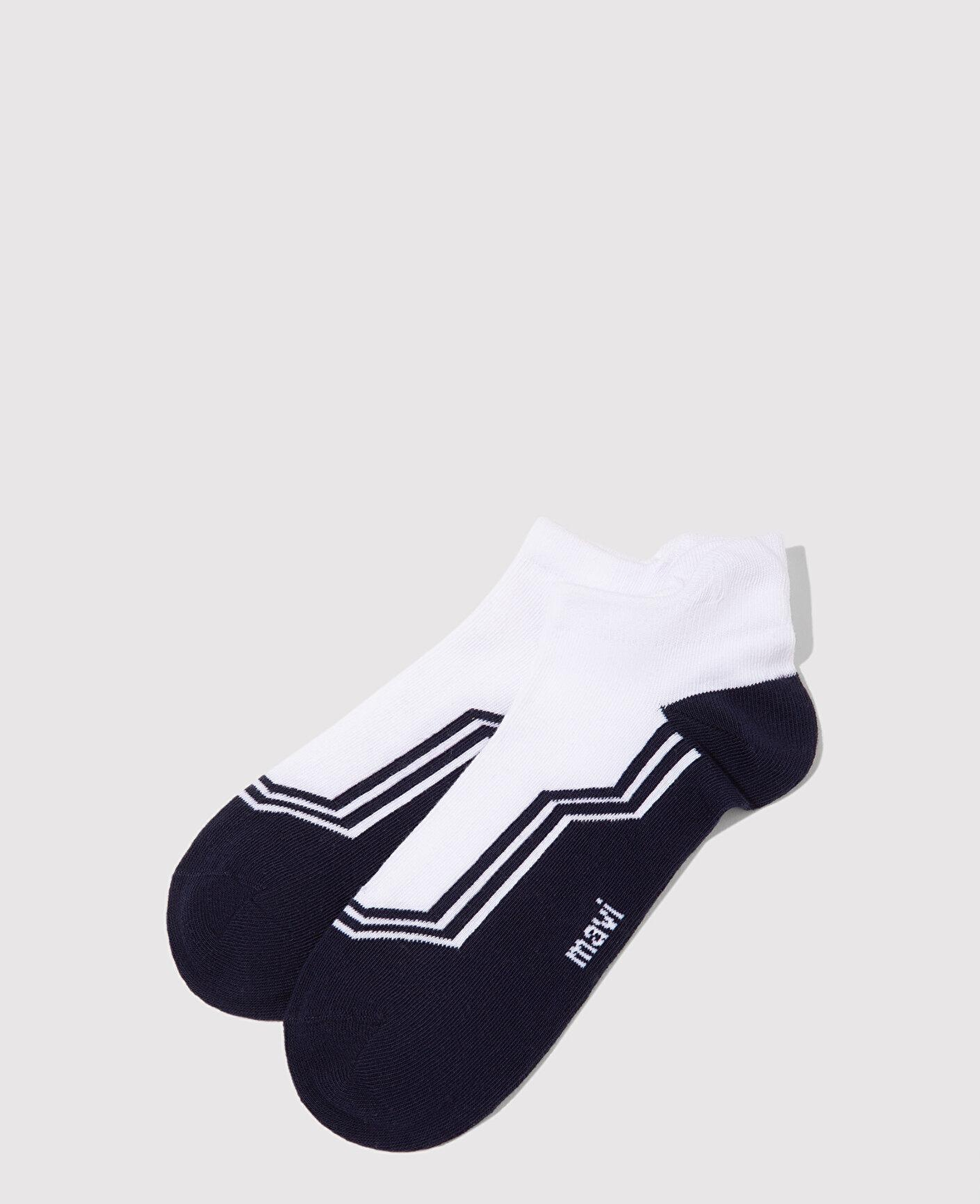 Mavi 2li Beyaz Patik Çorap 0912217-620