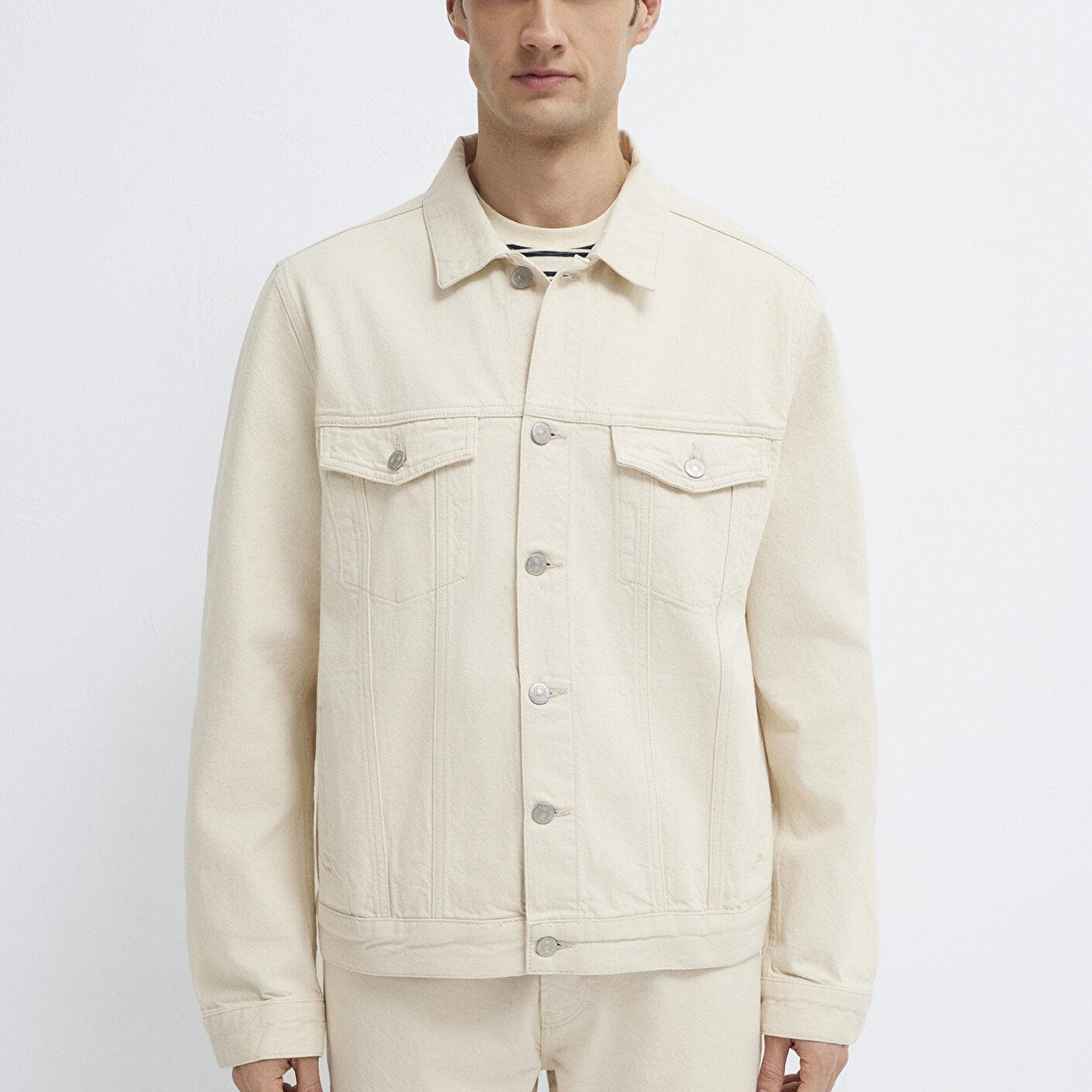 Mavi Ray Classic Ekru Jean Ceket 0110273-A1707