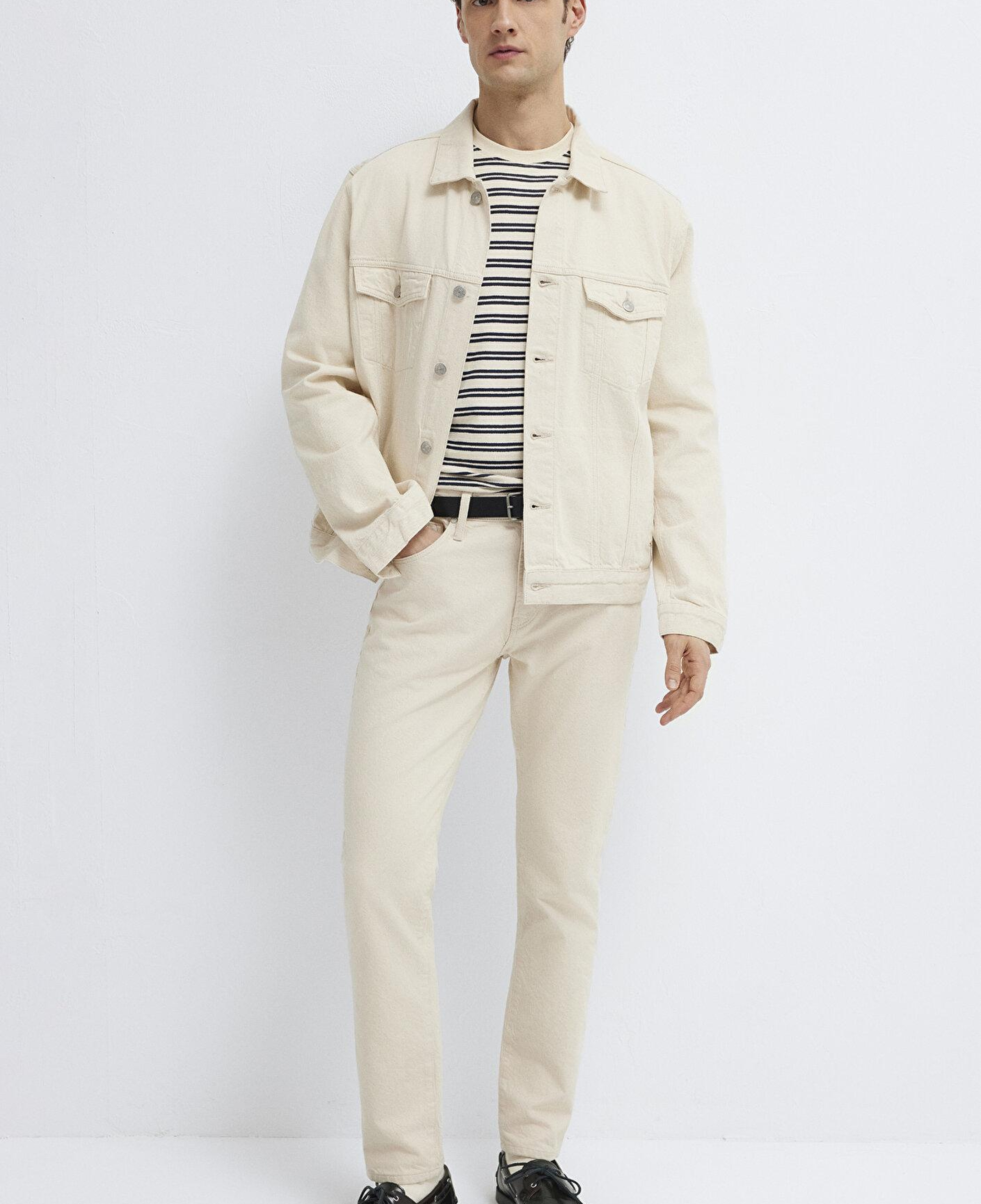 Mavi Ray Classic Ekru Jean Ceket 0110273-A1707