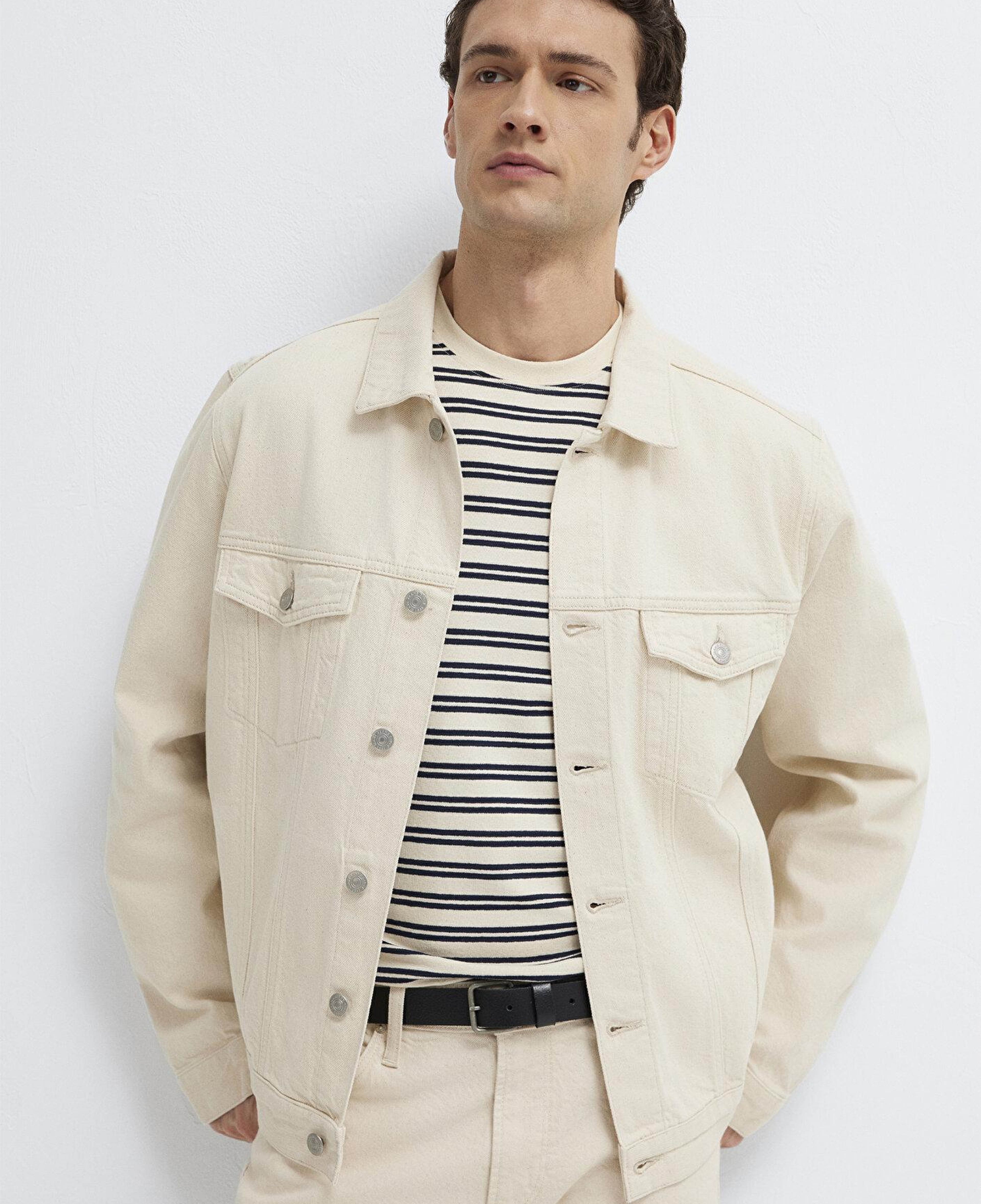 Mavi Ray Classic Ekru Jean Ceket 0110273-A1707