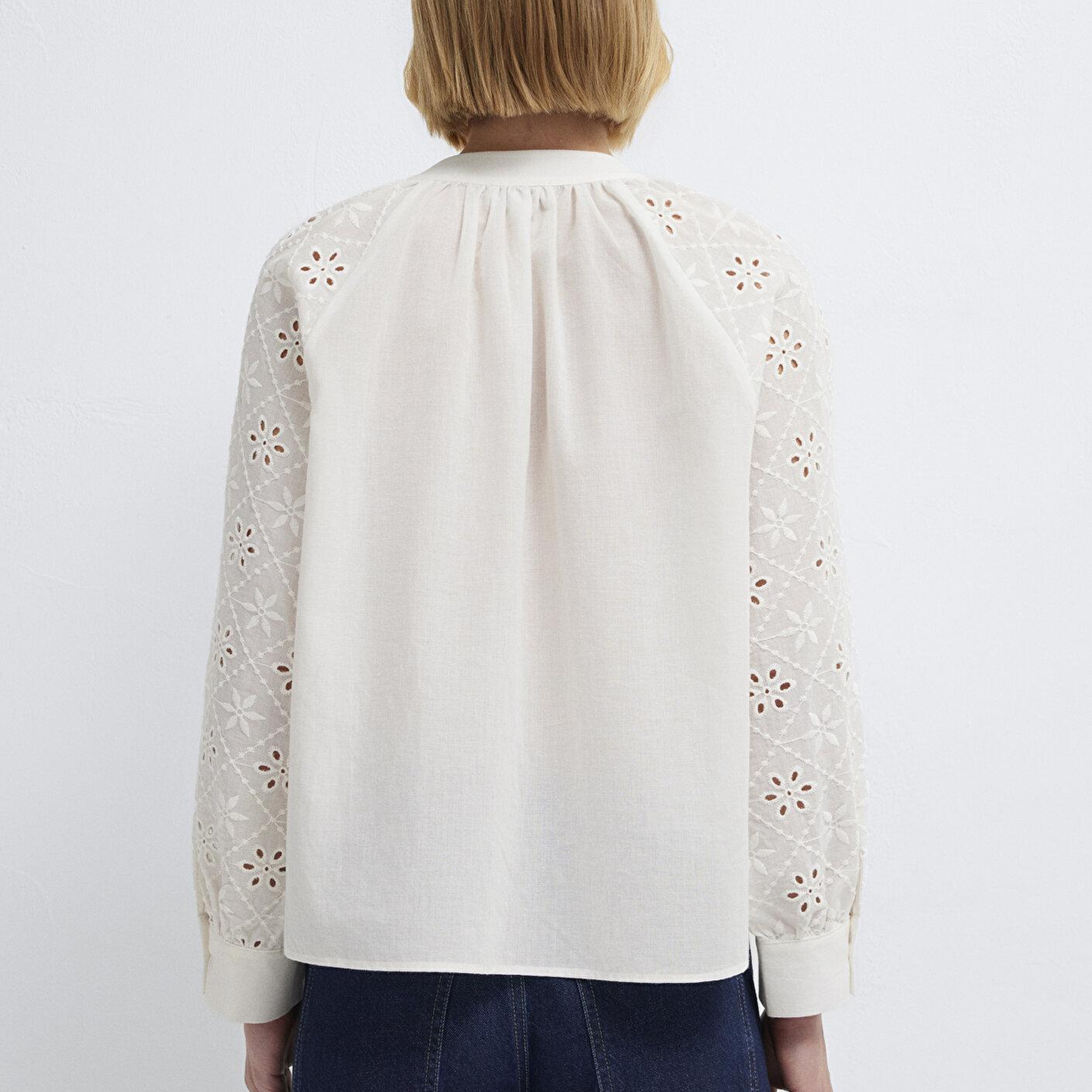 Mavi Beyaz Gömlek Loose Fit / Bol Rahat Kesim 1211346-620