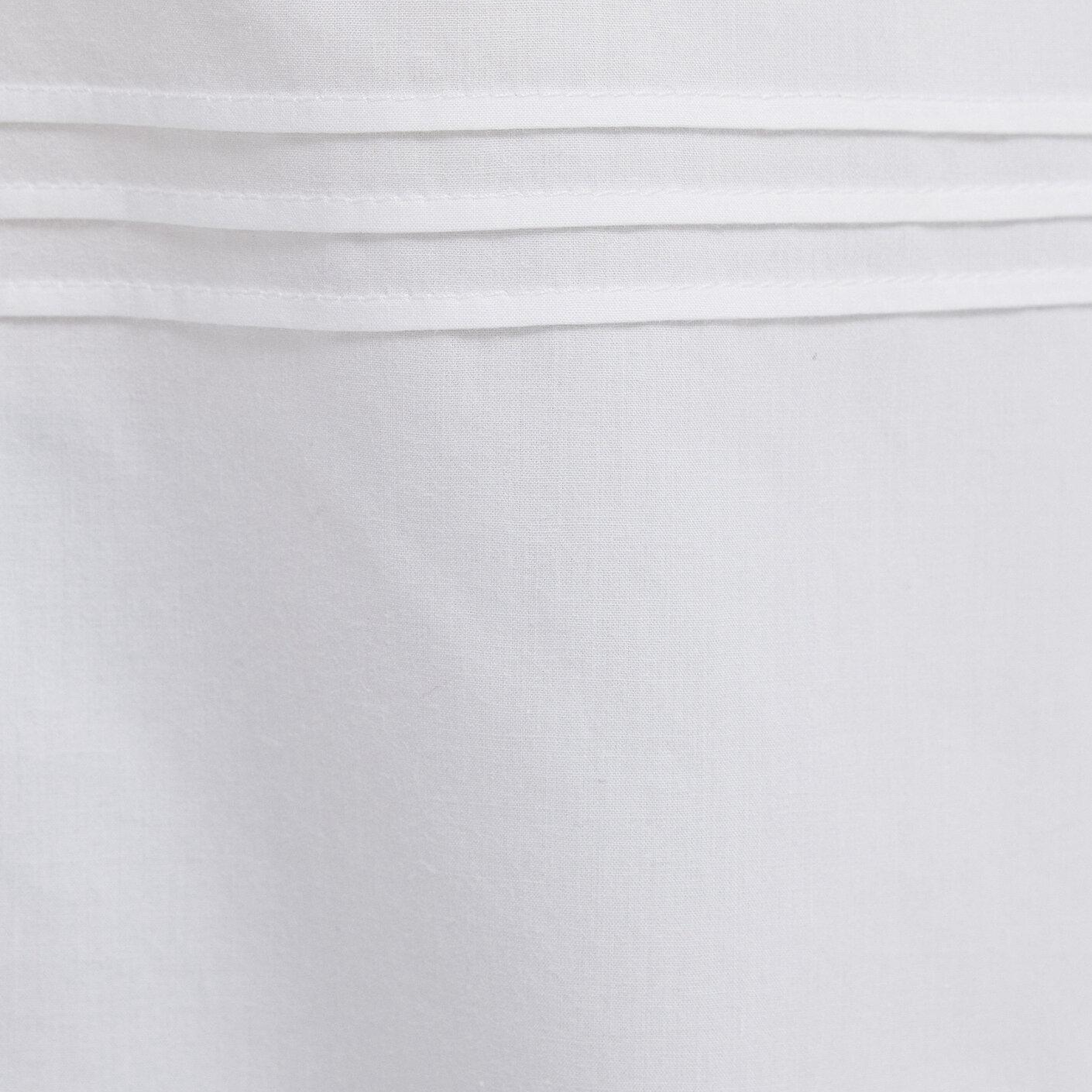 Mavi Detaylı Beyaz Gömlek Loose Fit / Bol Rahat Kesim 1211348-620