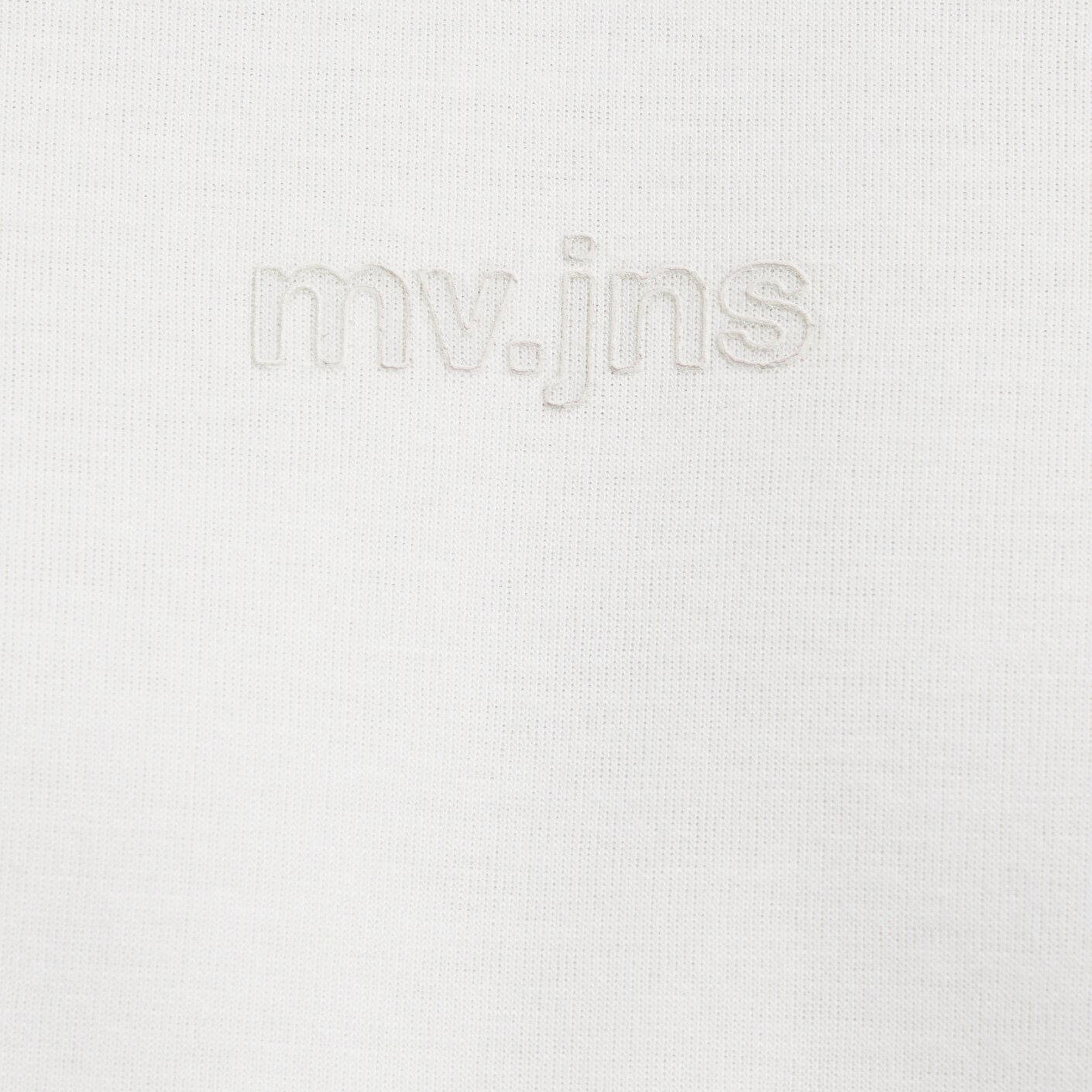 Mavi MVJNS Logo Baskılı Ekru Tişört Boxy Fit 0613306-70057