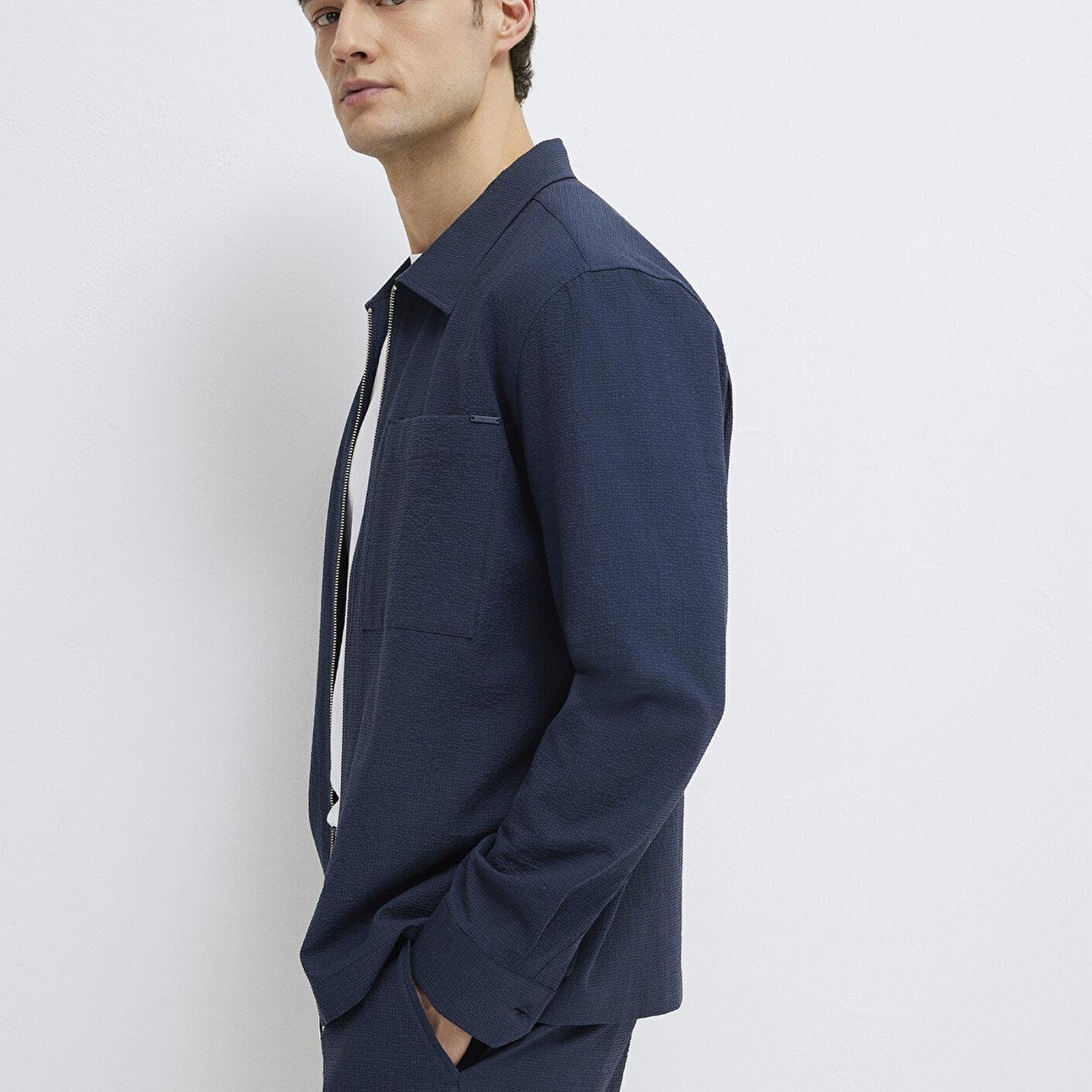 Mavi Lacivert Gömlek Regular Fit / Normal Kesim 0212009-82318