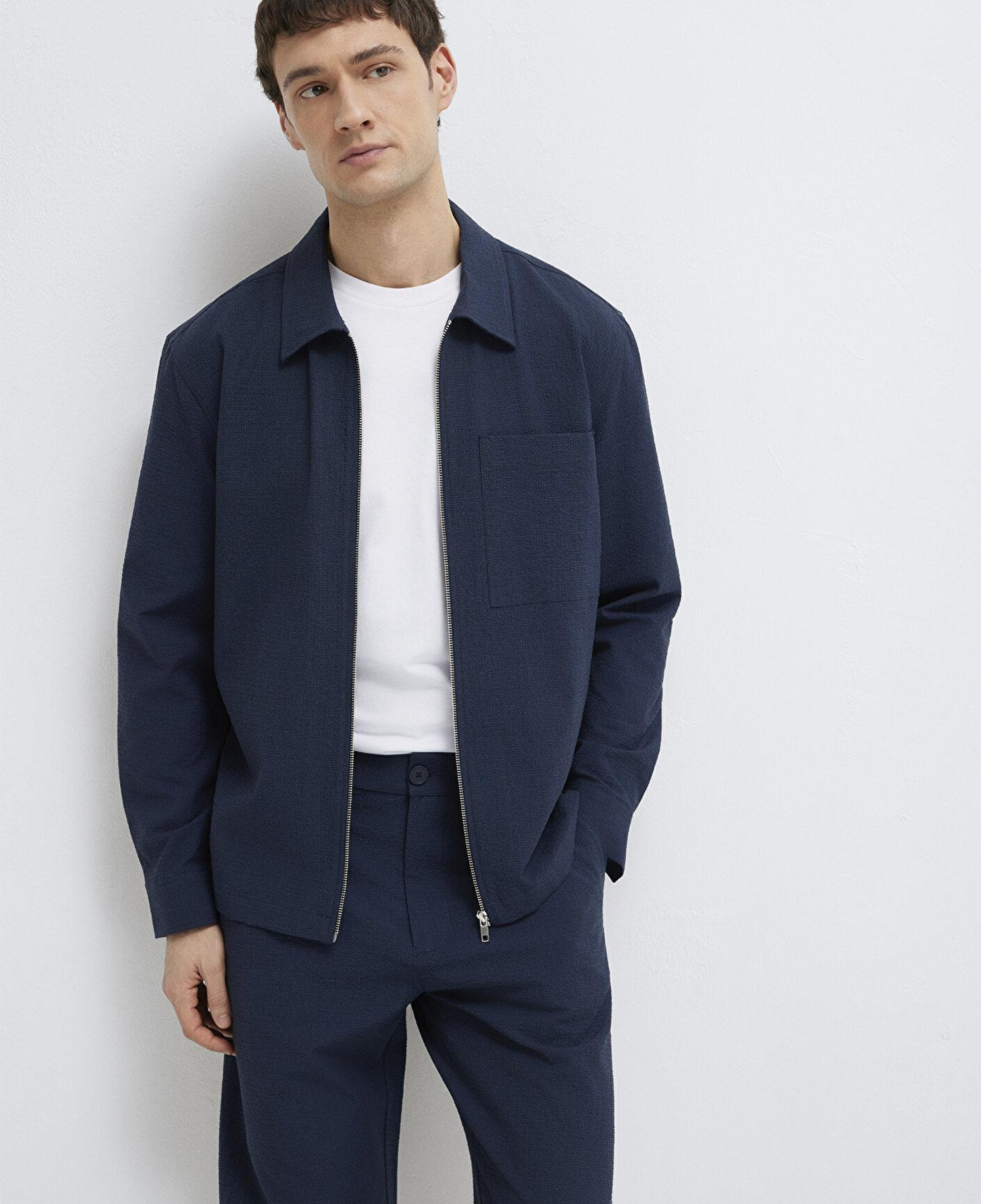 Mavi Lacivert Gömlek Regular Fit / Normal Kesim 0212009-82318