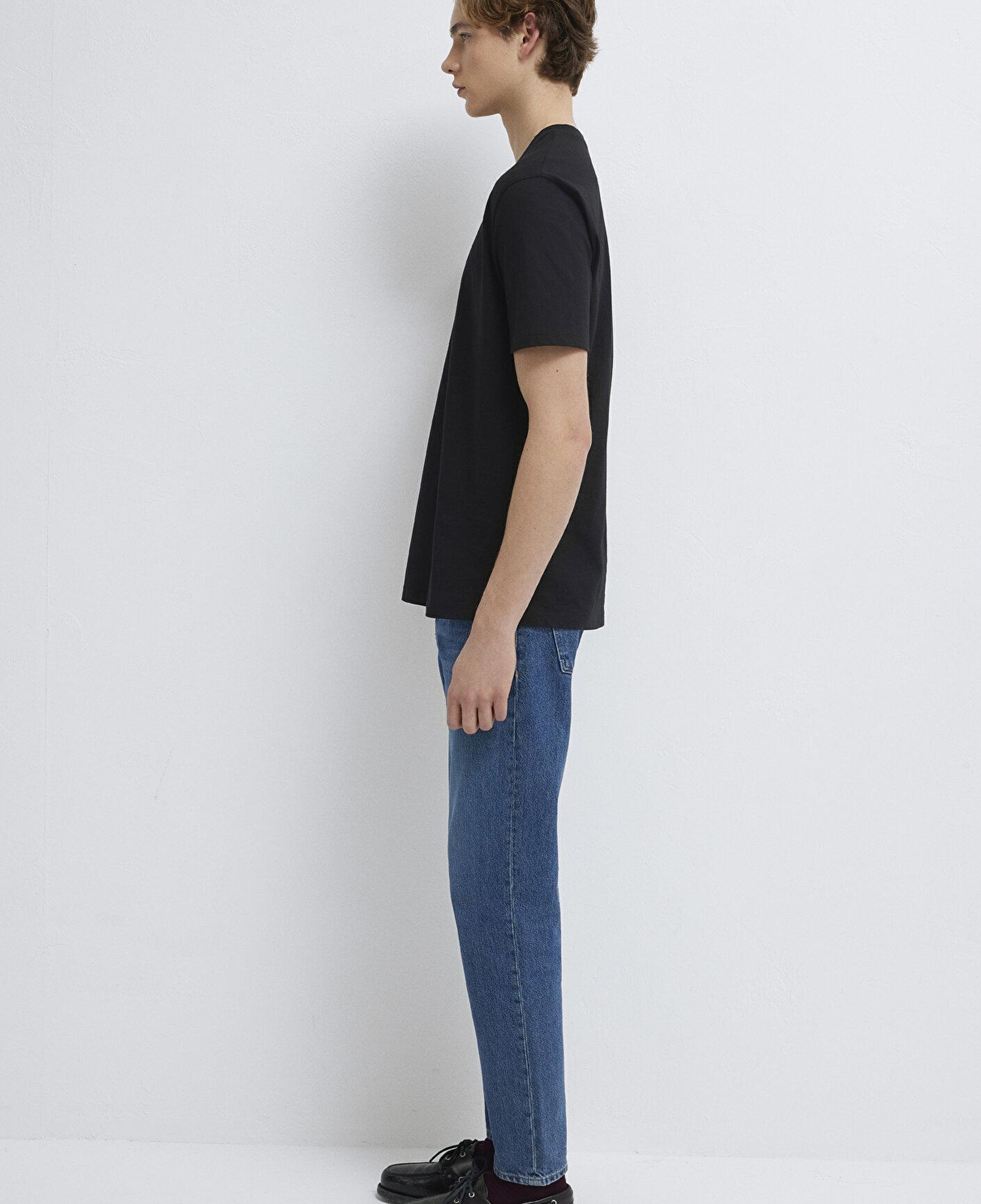 Mavi Mavi Jeans Baskılı Siyah Tişört Loose Fit / Bol Rahat Kesim 0613348-900