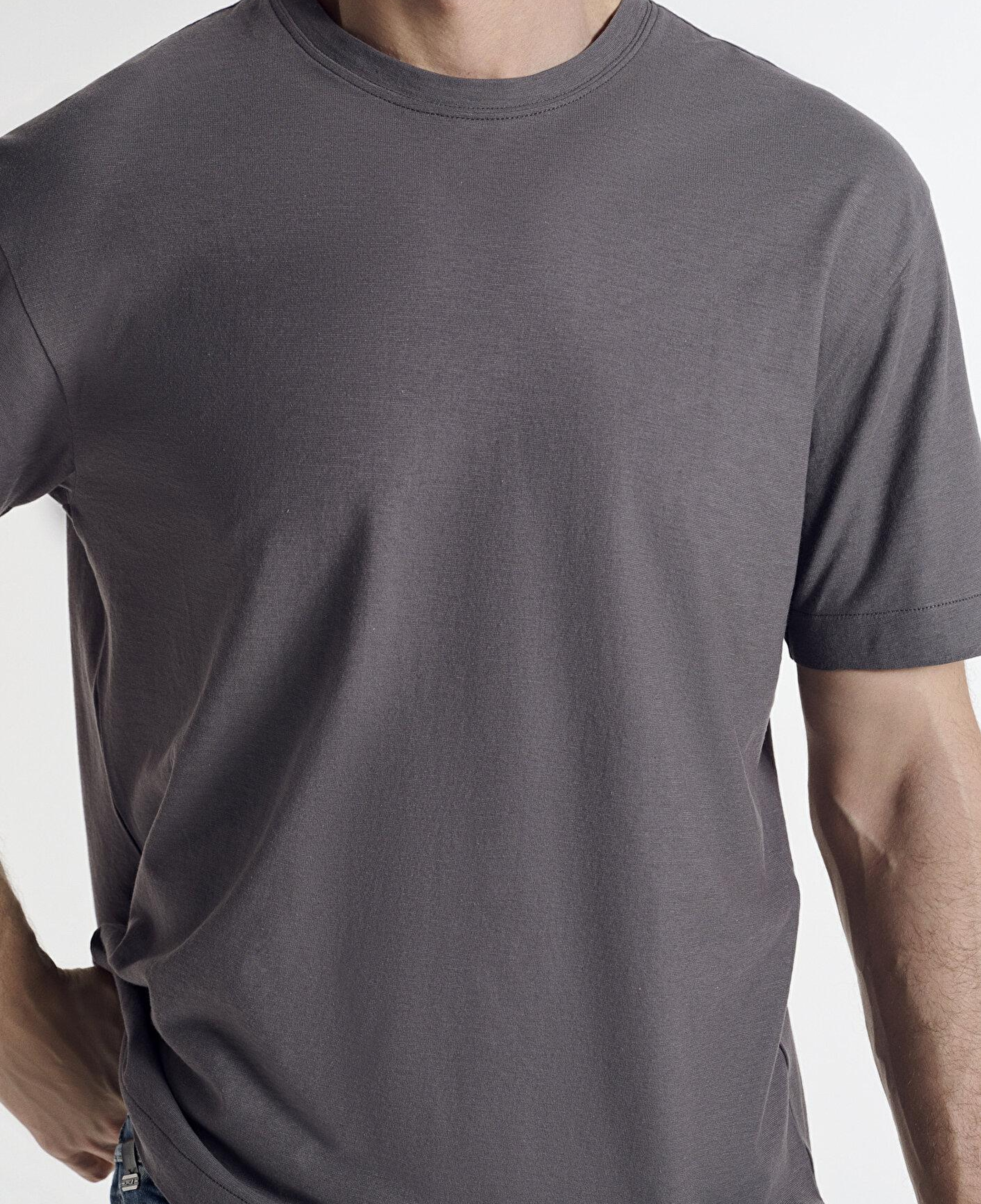 Mavi Antrasit Basic Tişört Loose Fit / Bol Rahat Kesim 0613338-90721