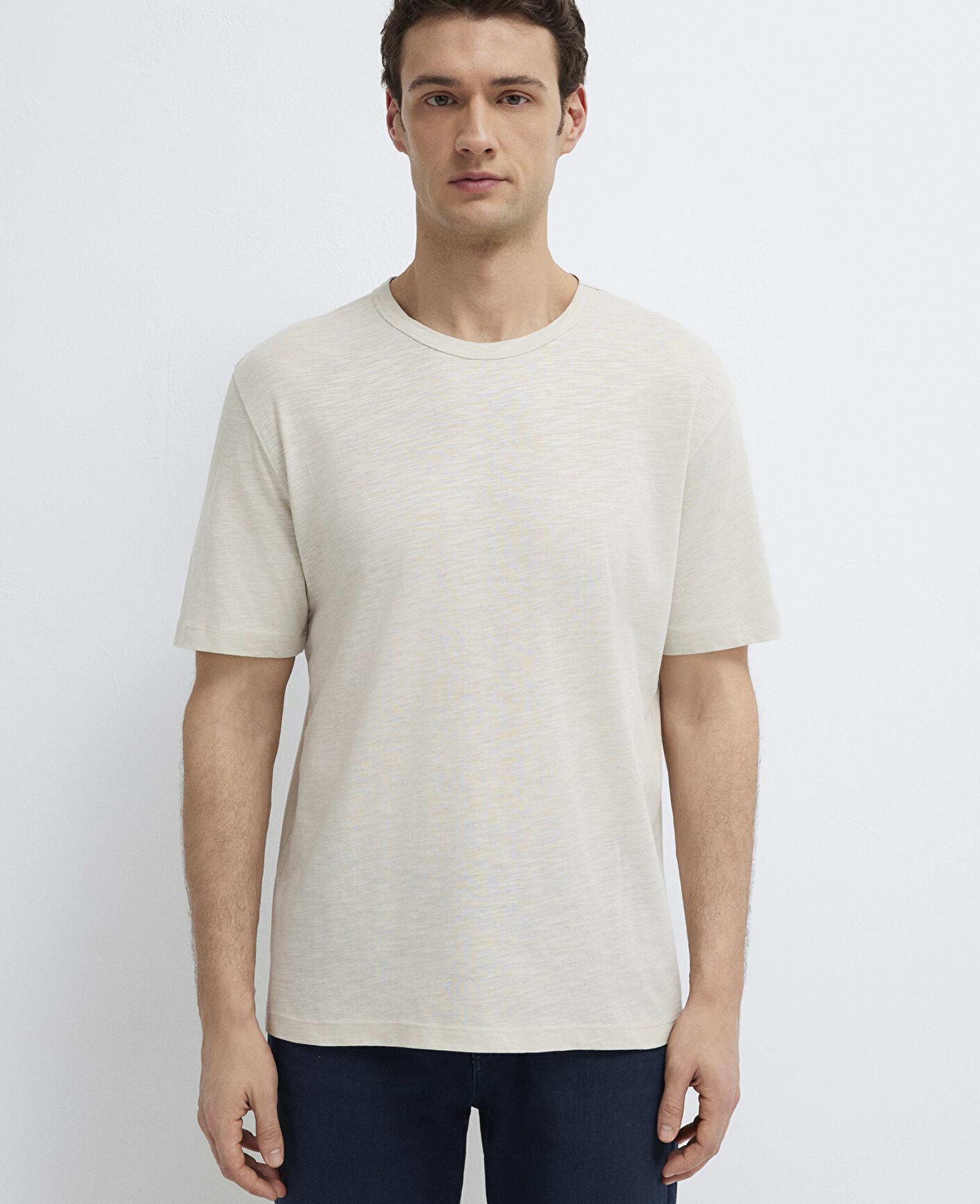 Mavi Gri Basic Tişört Loose Fit / Bol Rahat Kesim 0613460-70144