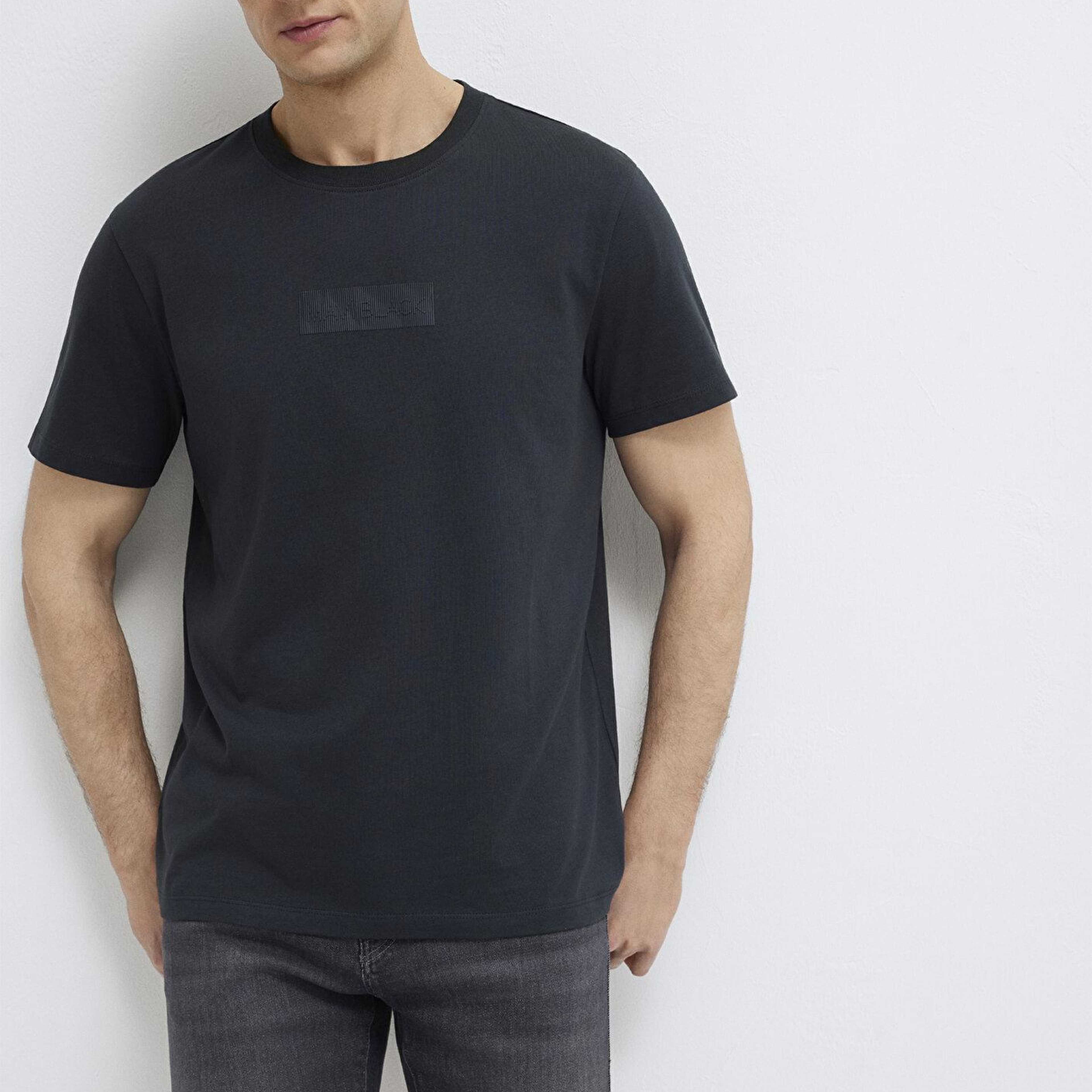 Mavi Mavi Black Baskılı Siyah Tişört Regular Fit / Normal Kesim 0613270-71379