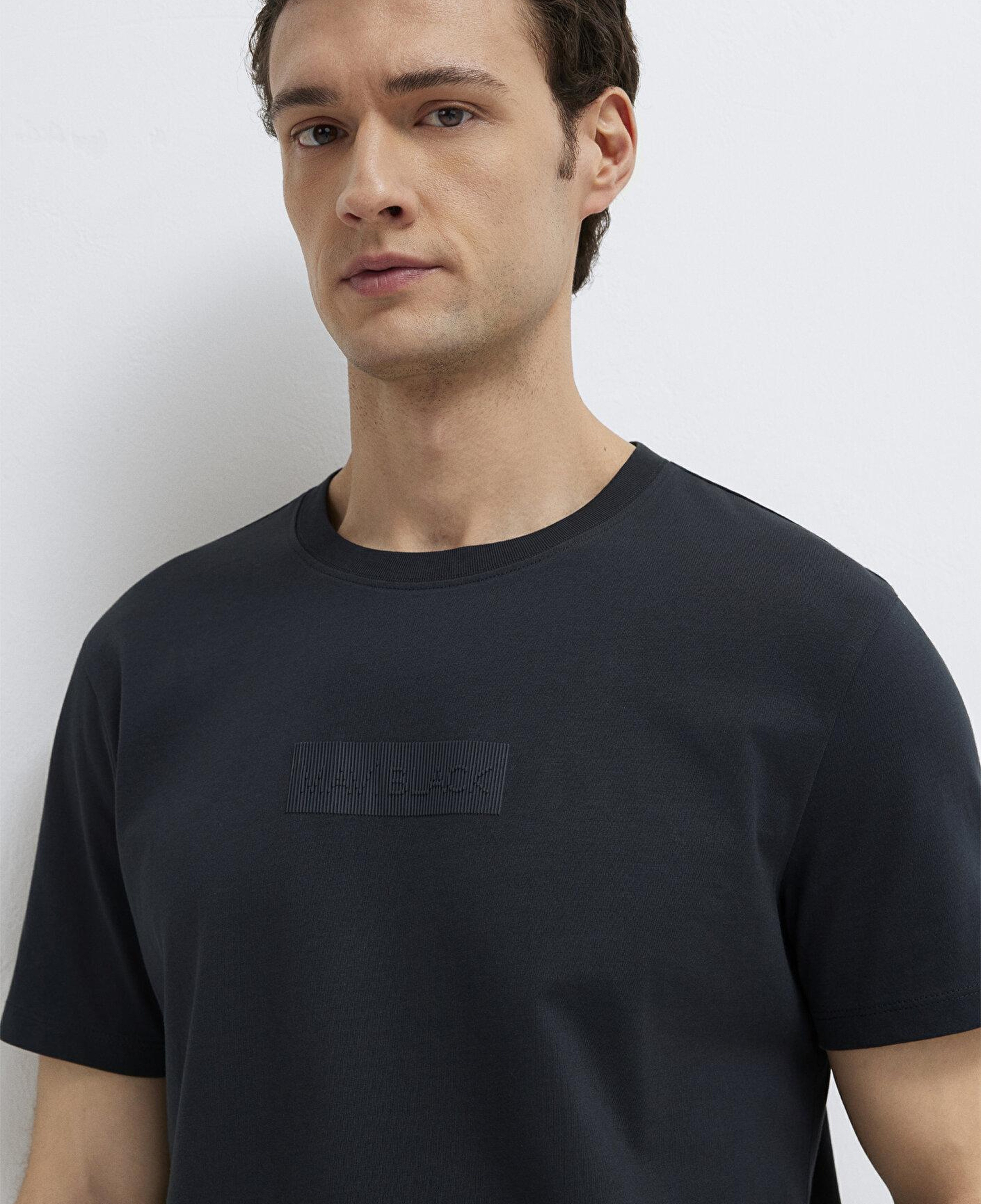 Mavi Mavi Black Baskılı Siyah Tişört Regular Fit / Normal Kesim 0613270-71379