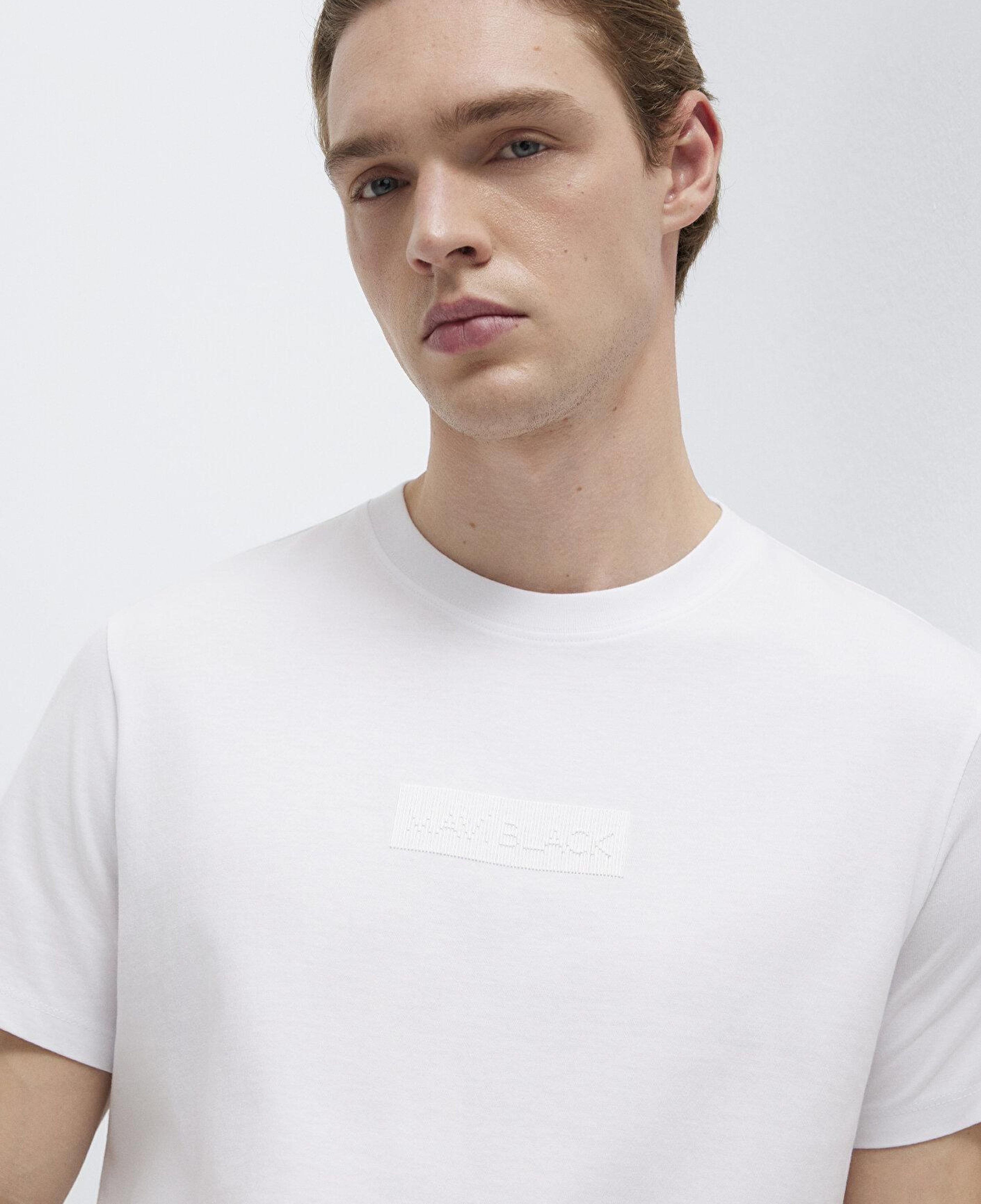 Mavi Mavi Black Baskılı Beyaz Tişört Regular Fit / Normal Kesim 0613270-620