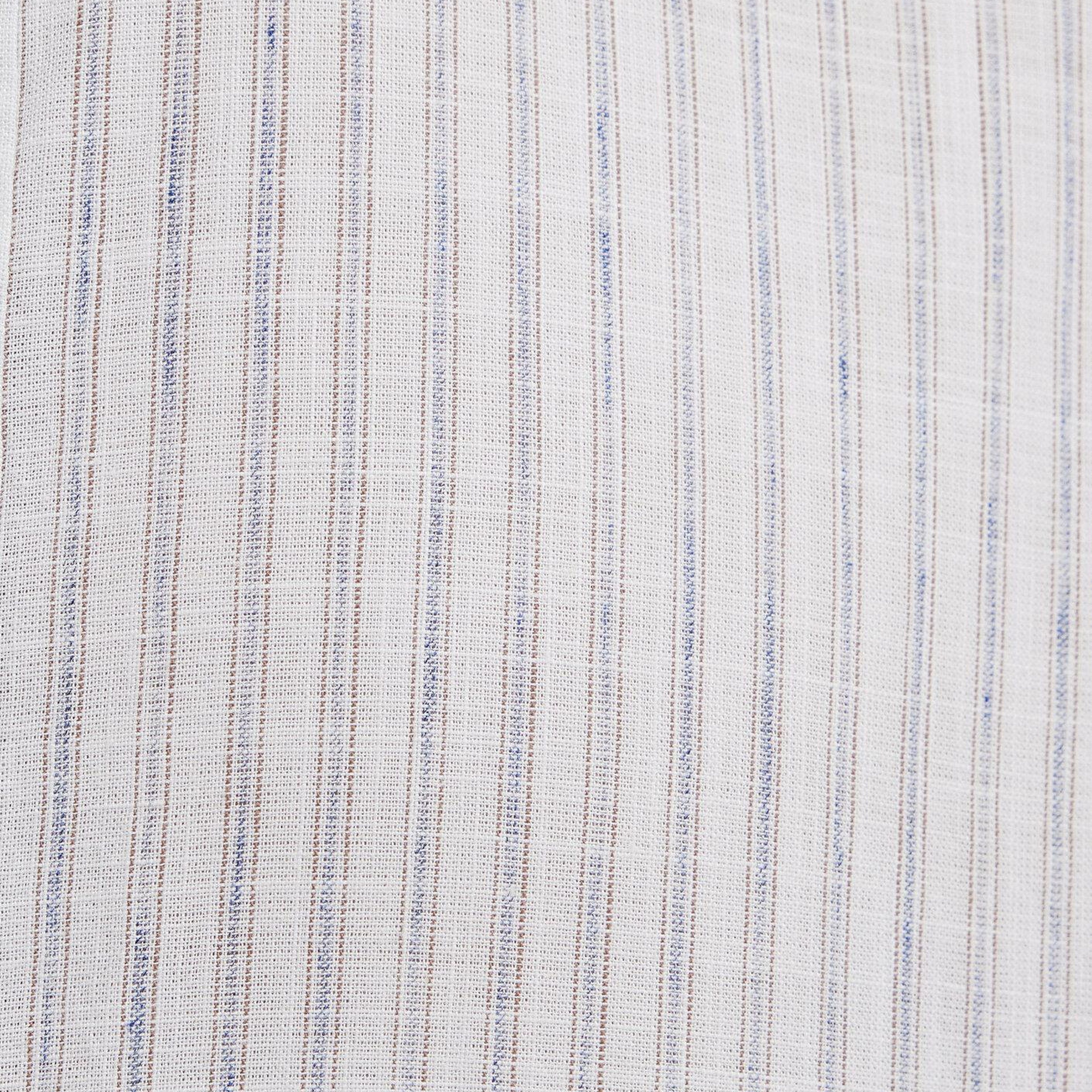 Mavi Keten Karışımlı Ekru Gömlek Regular Fit / Normal Kesim 0212004-91559