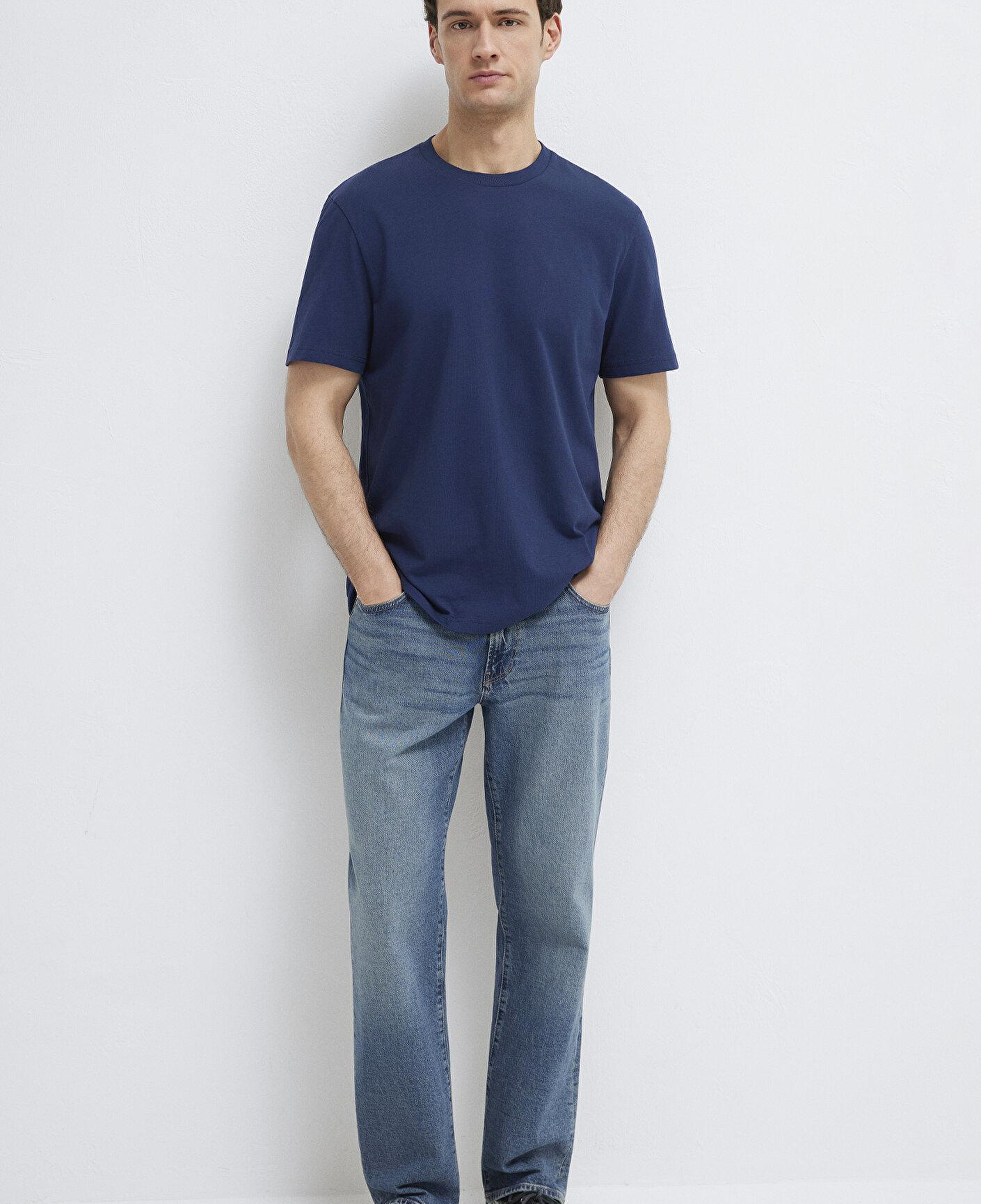 Mavi Lacivert Basic Tişört Regular Fit / Normal Kesim 0613477-70497