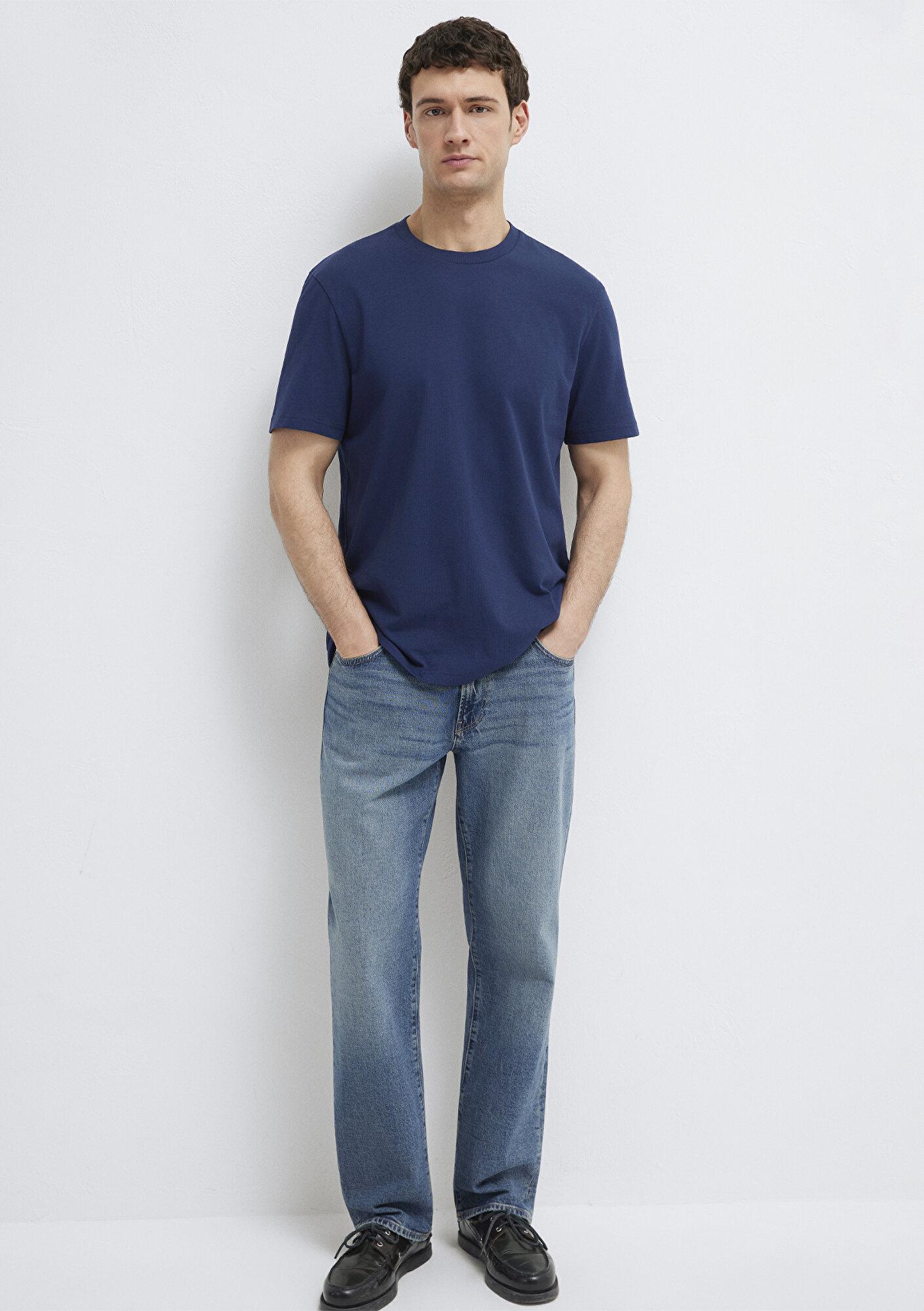 Mavi Lacivert Basic Tişört Regular Fit / Normal Kesim 0613477-70497
