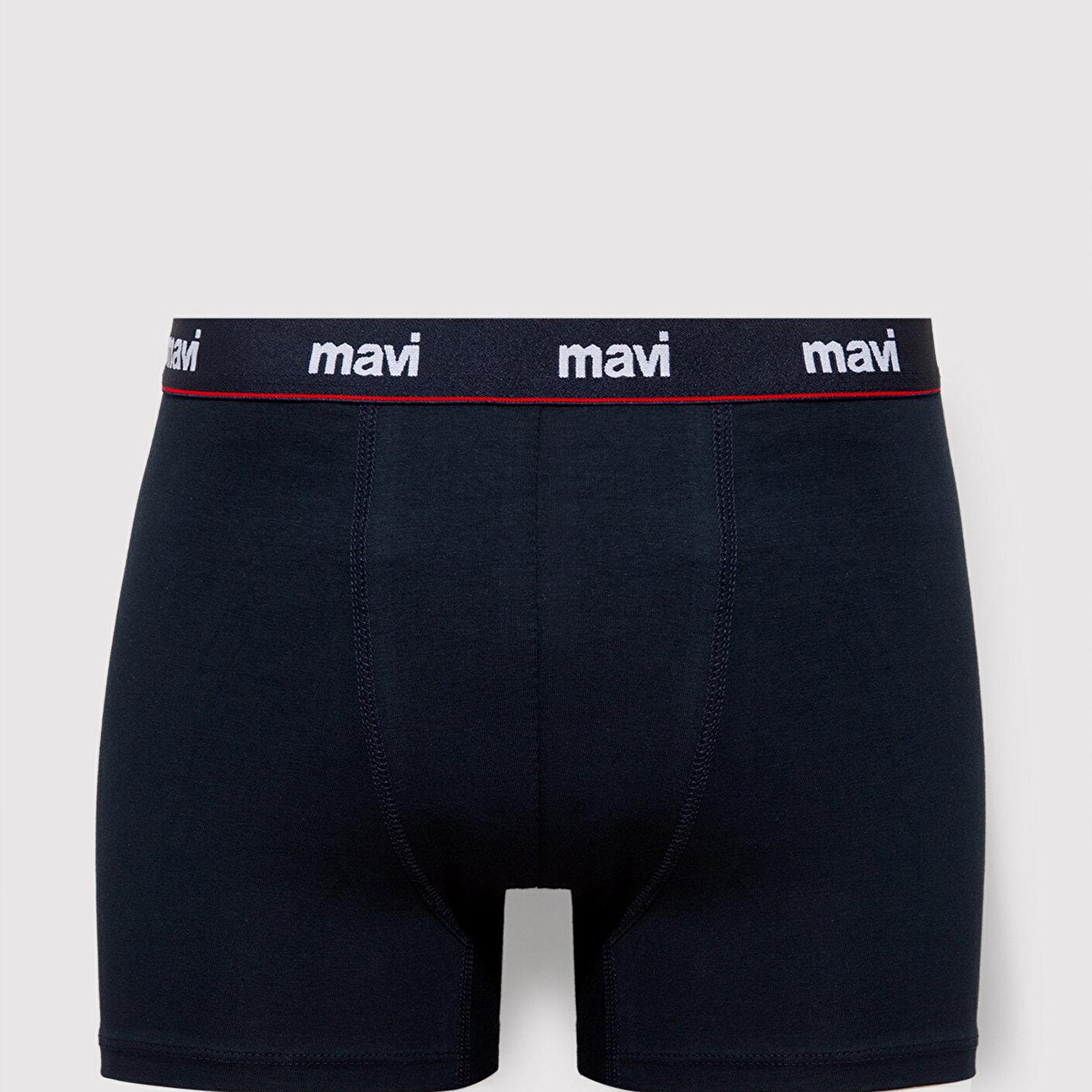 Mavi 3lü Baskılı Lacivert Boxer 0912348-30717