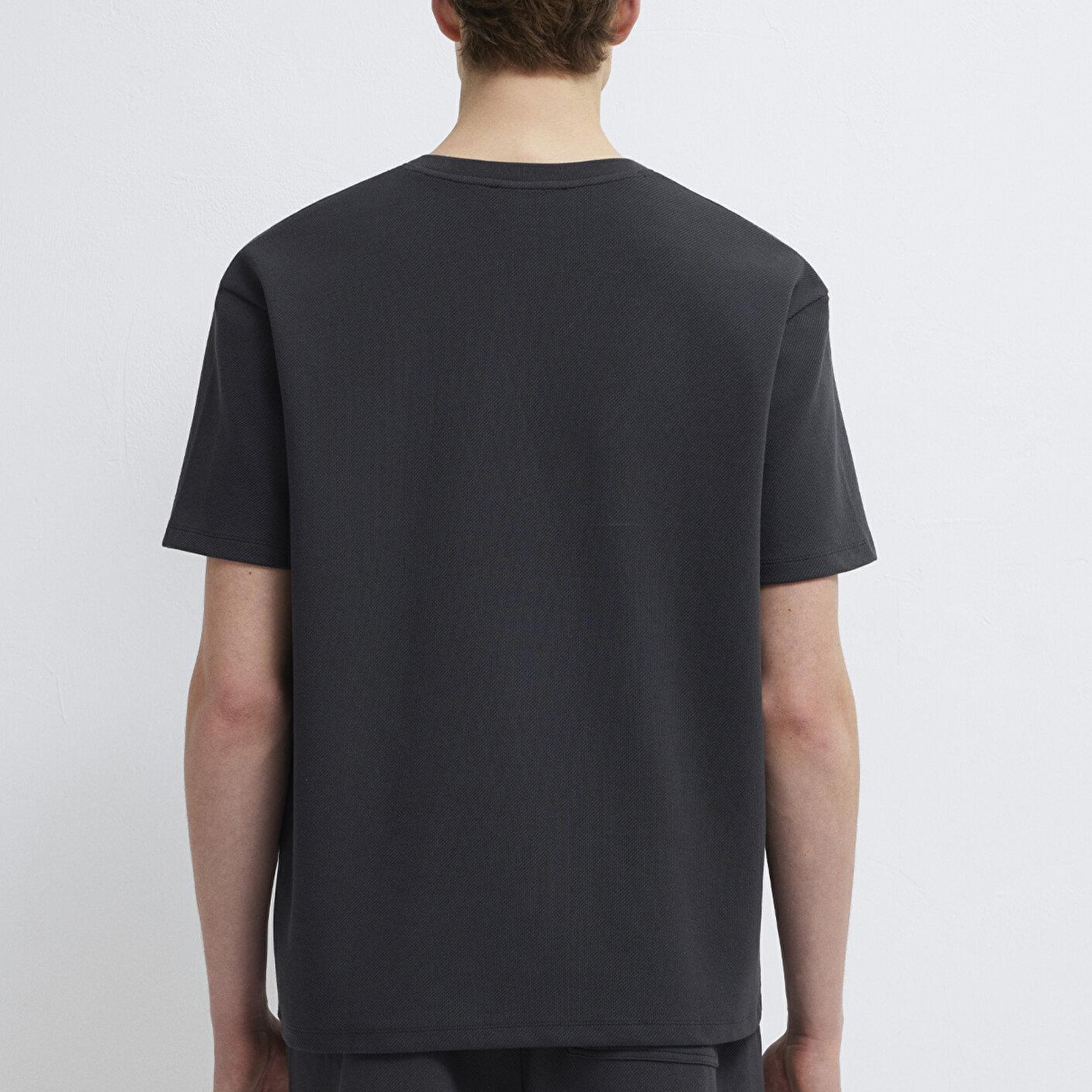 Mavi MVJNS Nakış Detaylı Mavi Tişört Relaxed Fit / Rahat Kesim 0613328-70087