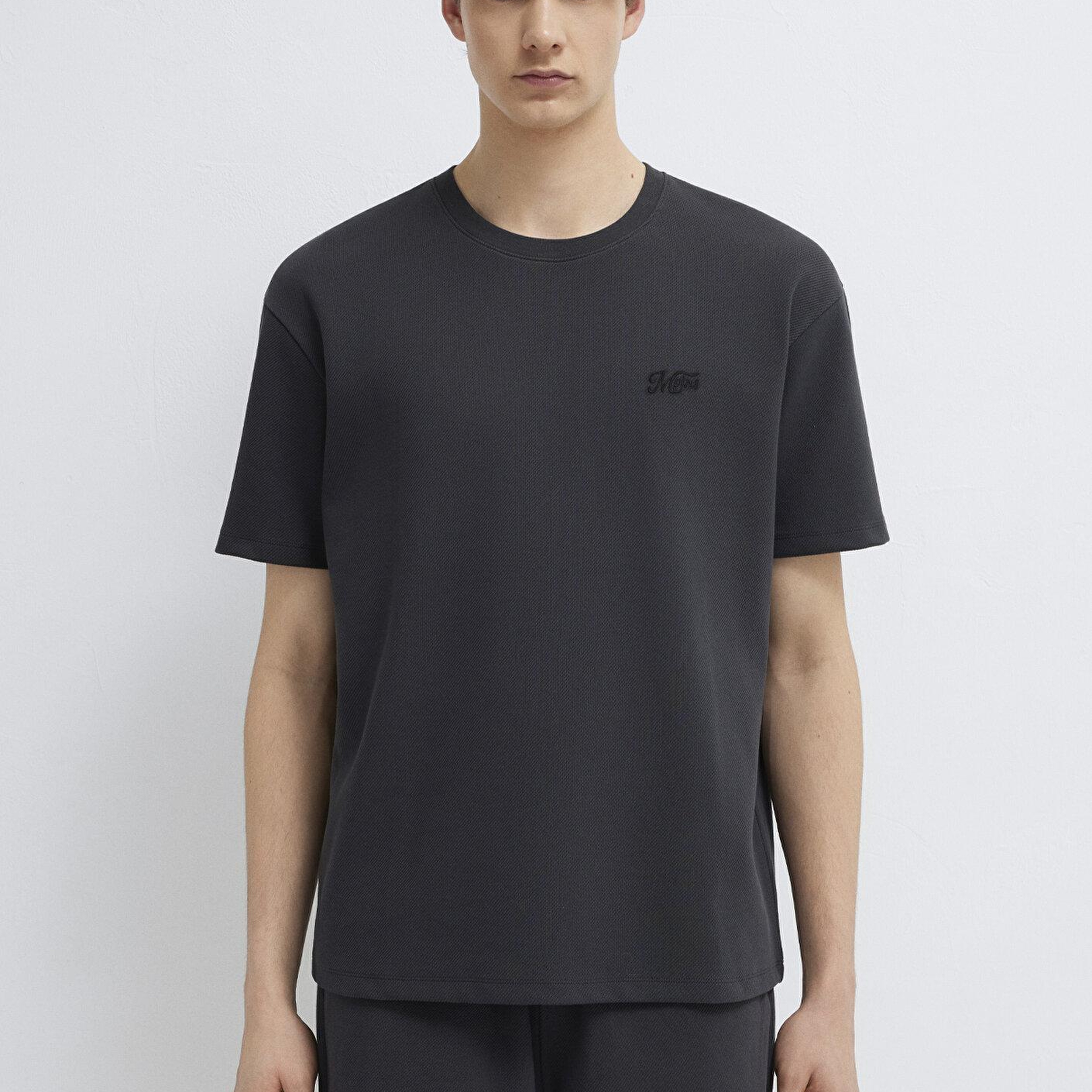 Mavi MVJNS Nakış Detaylı Mavi Tişört Relaxed Fit / Rahat Kesim 0613328-70087