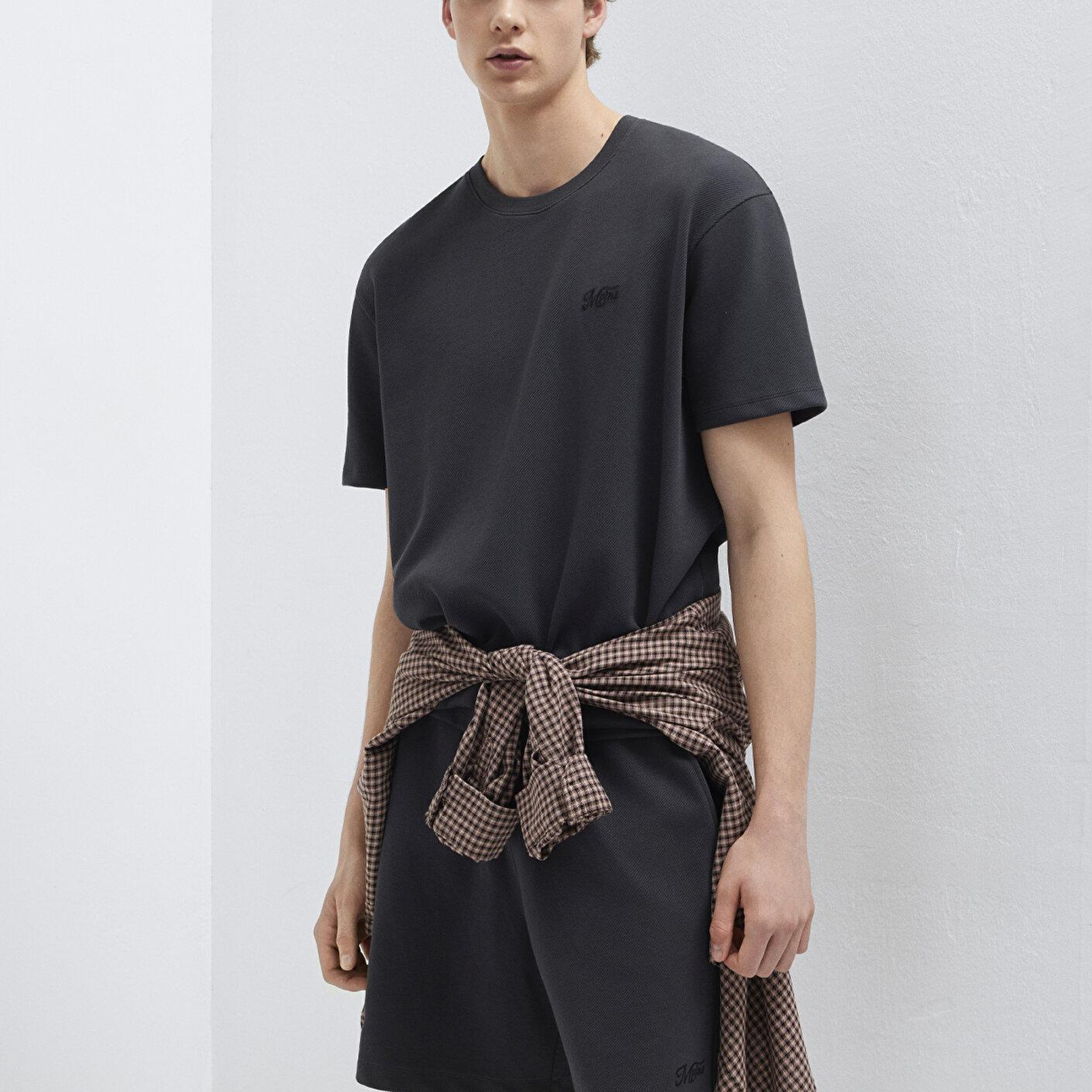 Mavi MVJNS Nakış Detaylı Mavi Tişört Relaxed Fit / Rahat Kesim 0613328-70087