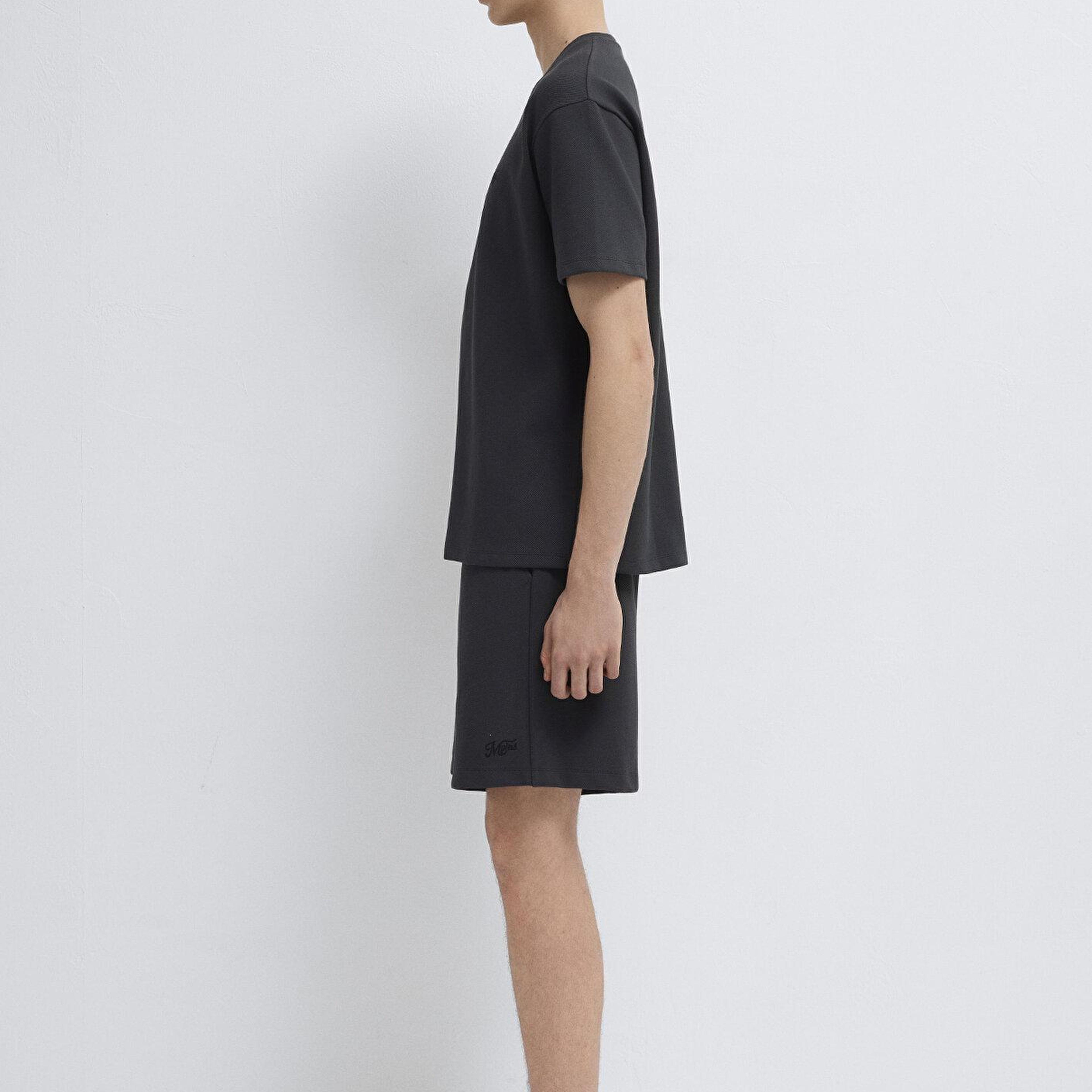 Mavi MVJNS Nakış Detaylı Mavi Tişört Relaxed Fit / Rahat Kesim 0613328-70087