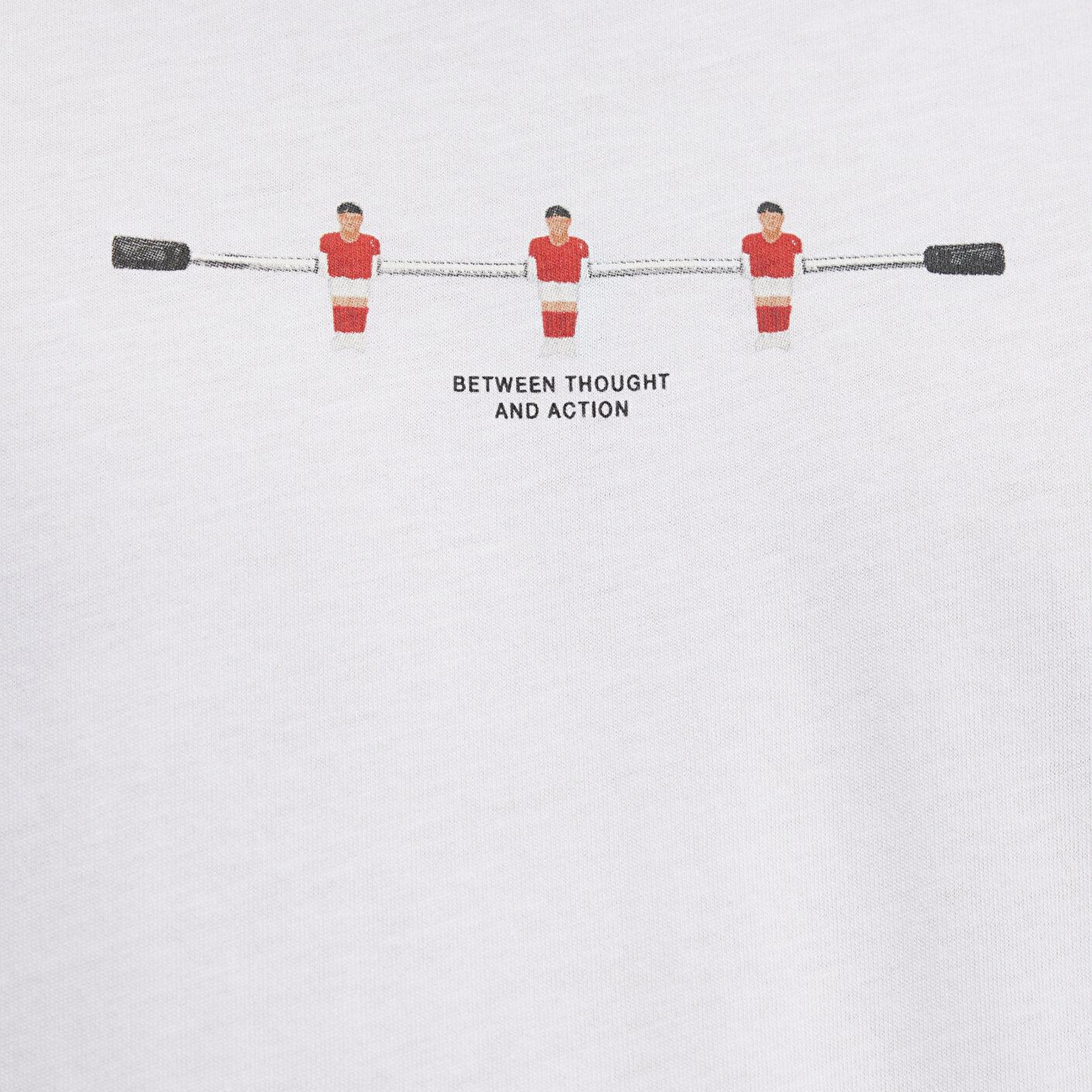 Mavi Baskılı Beyaz Tişört Loose Fit / Bol Rahat Kesim 0613632-620