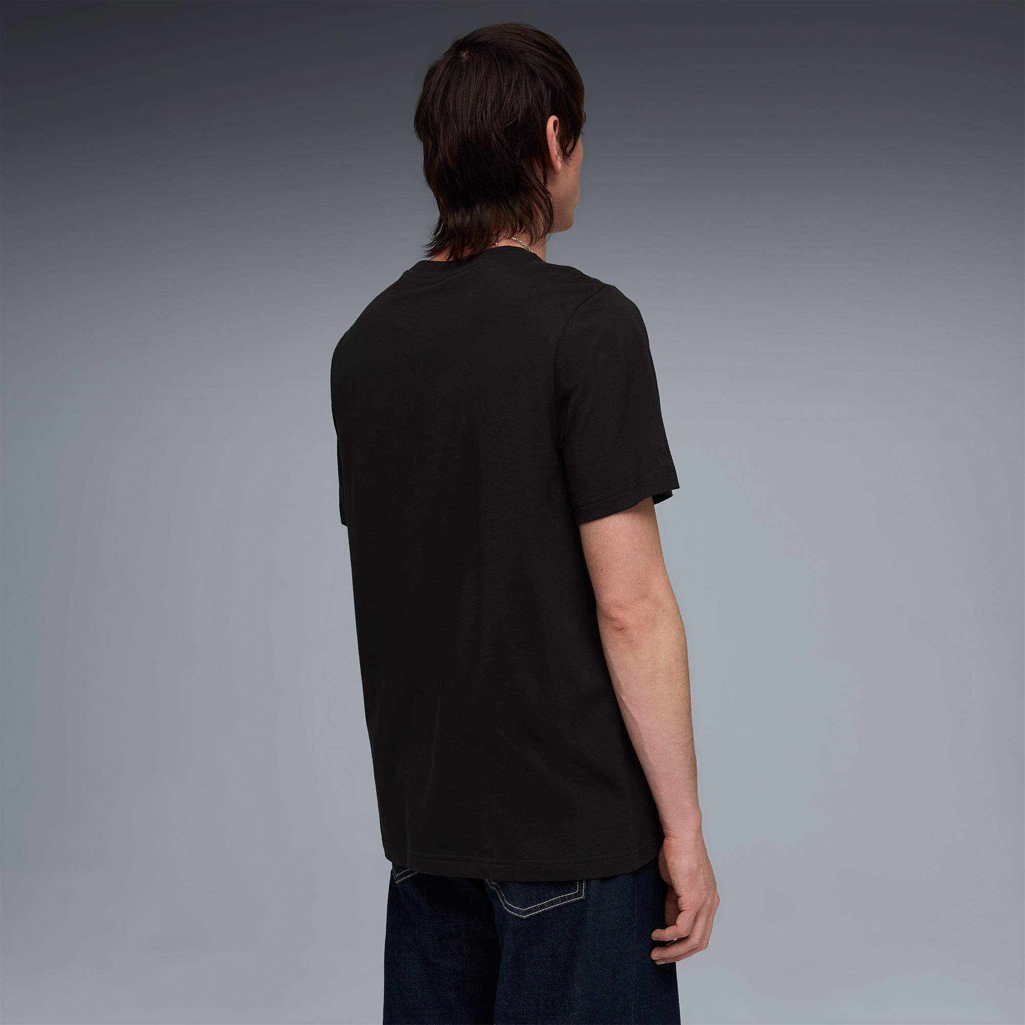 Puma Graphic  Erkek Siyah T-Shirt