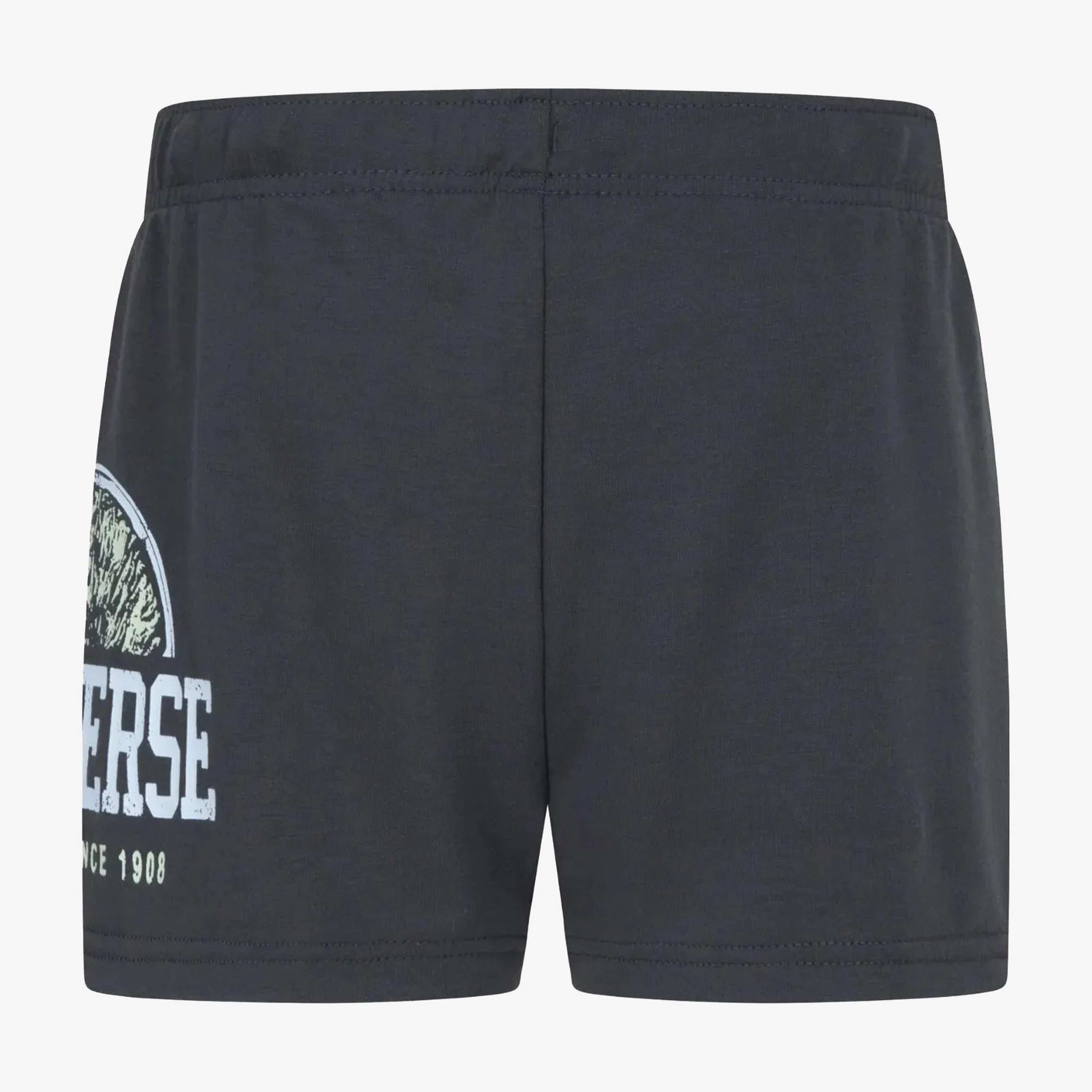 Converse Graphic Knit Çocuk Siyah Şort