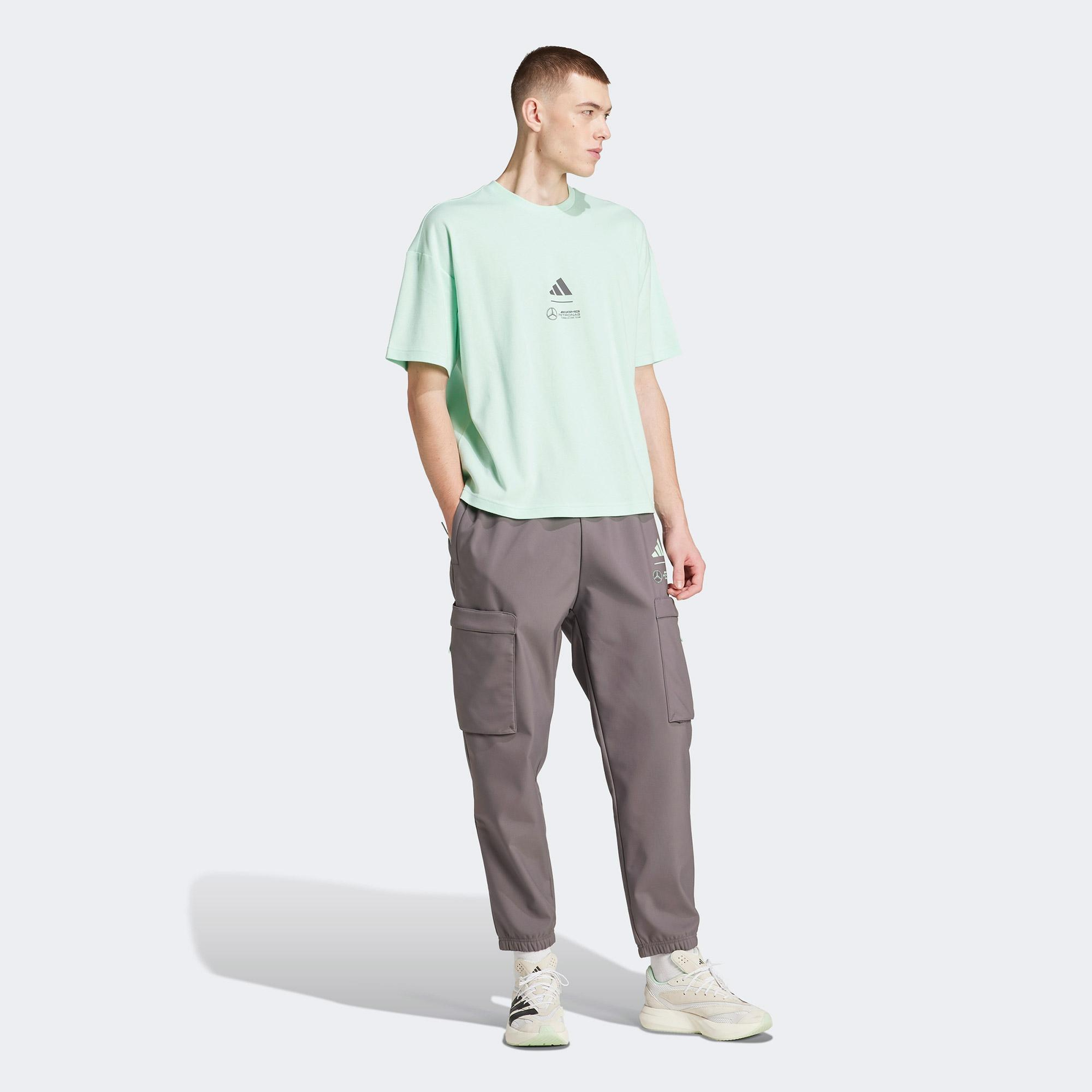 adidas Mercedes Amg Petronas Formula One Team Premium Erkek Gri Eşofman Altı