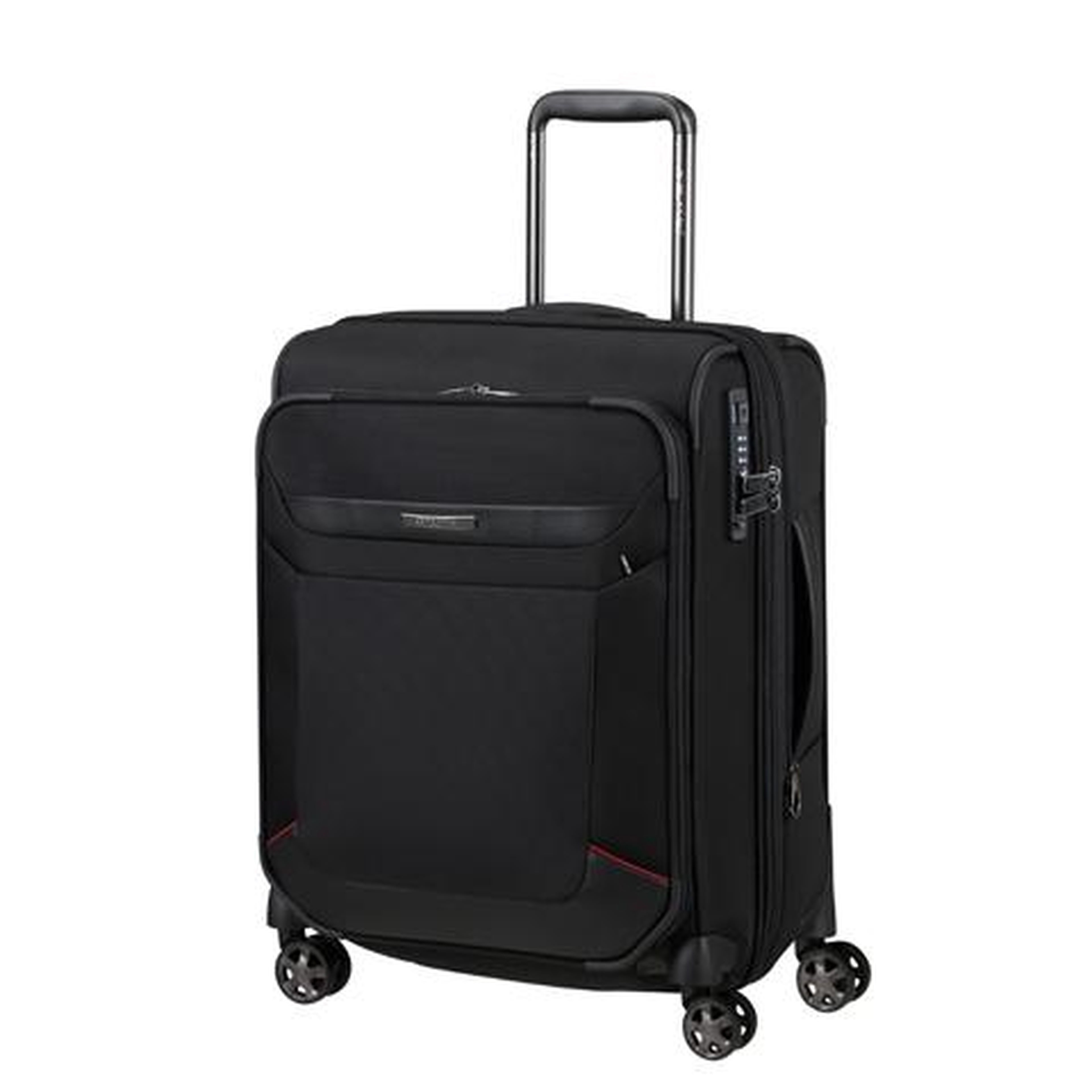 Samsonite Siyah Pro-Dlx-6 Spinner - Körüklü 4 Tekerlekli Kabin Boy Valiz 55 cm