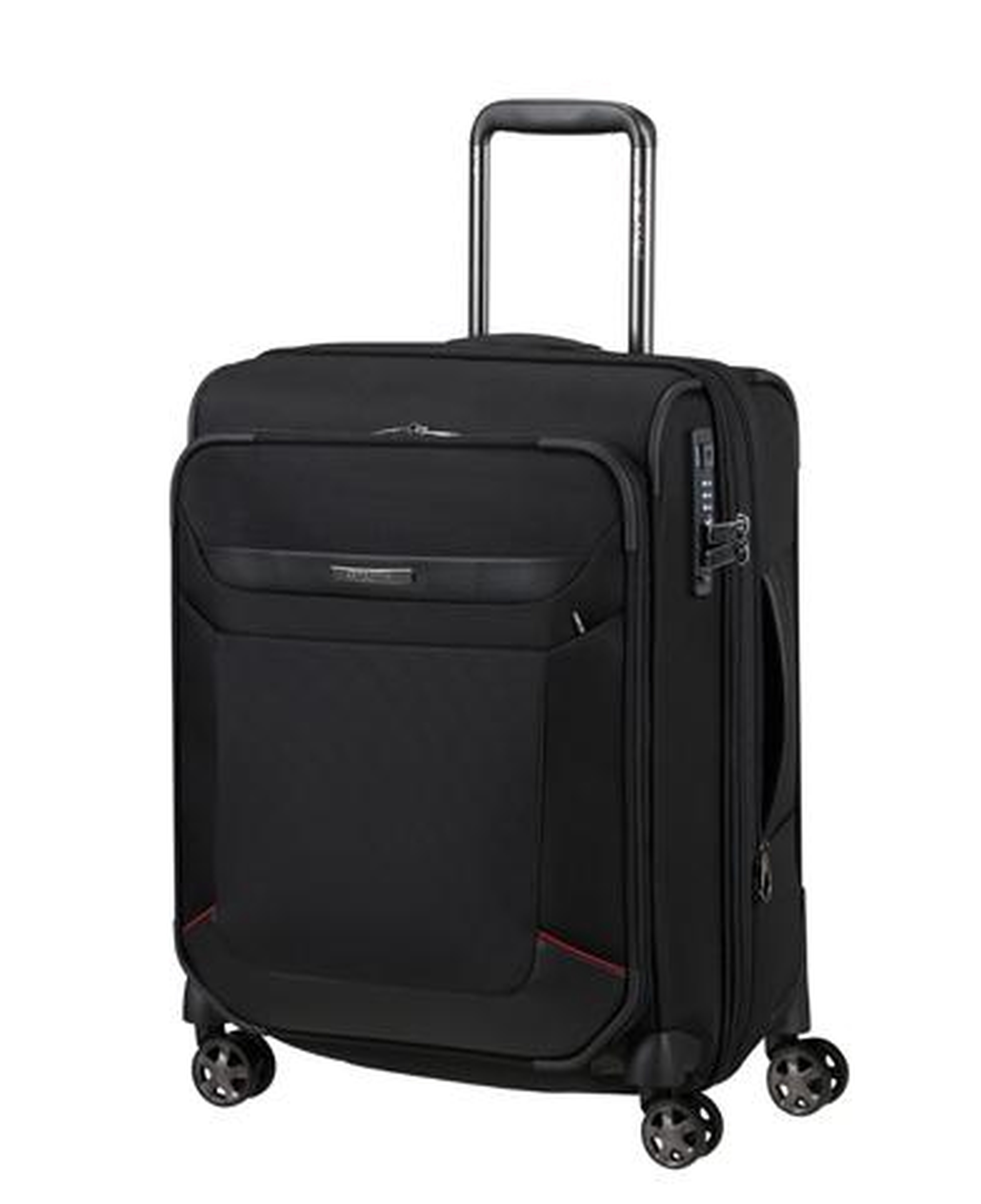 Samsonite Siyah Pro-Dlx-6 Spinner - Körüklü 4 Tekerlekli Kabin Boy Valiz 55 cm