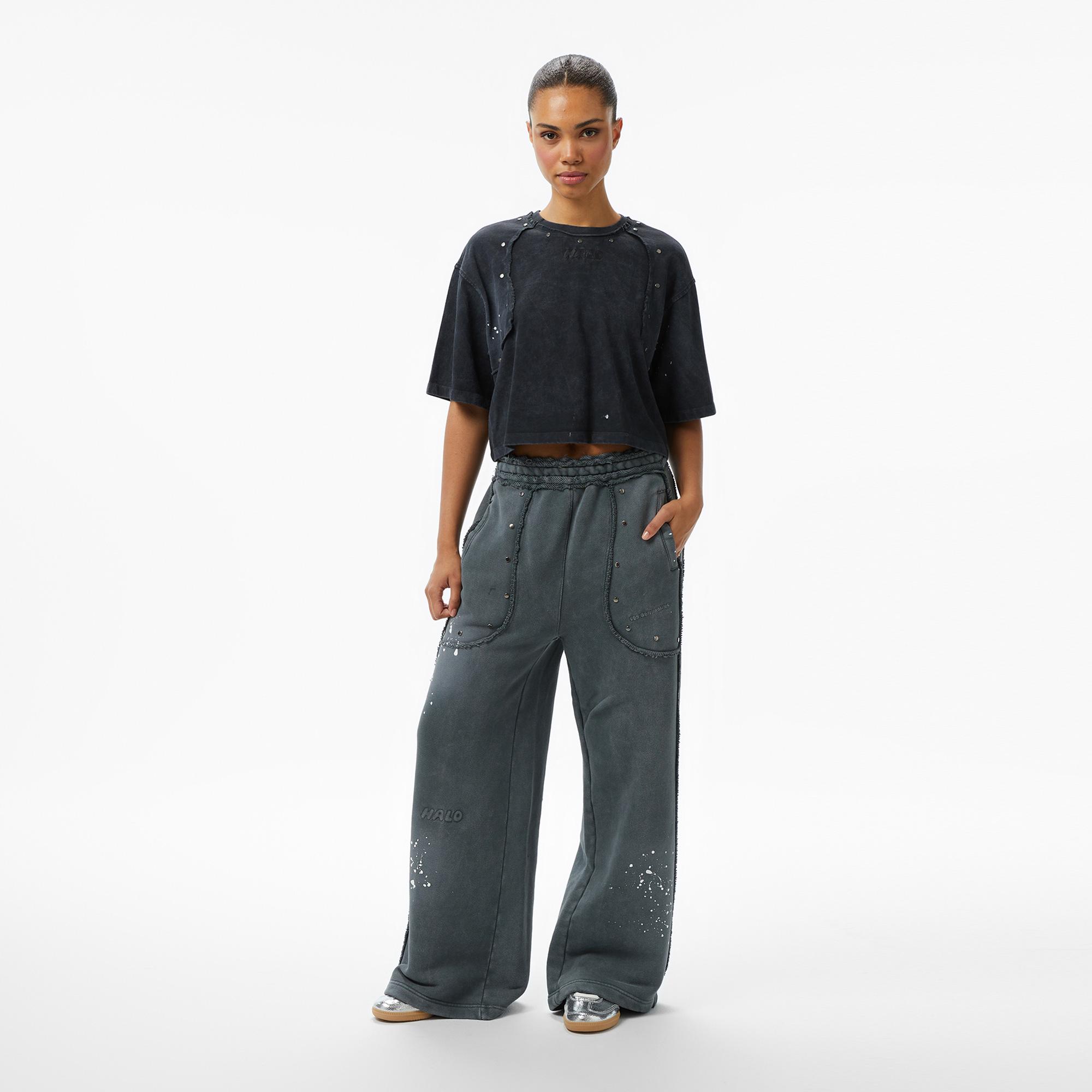 Les Benjamins Essentials Kadın Gri Eşofman Altı