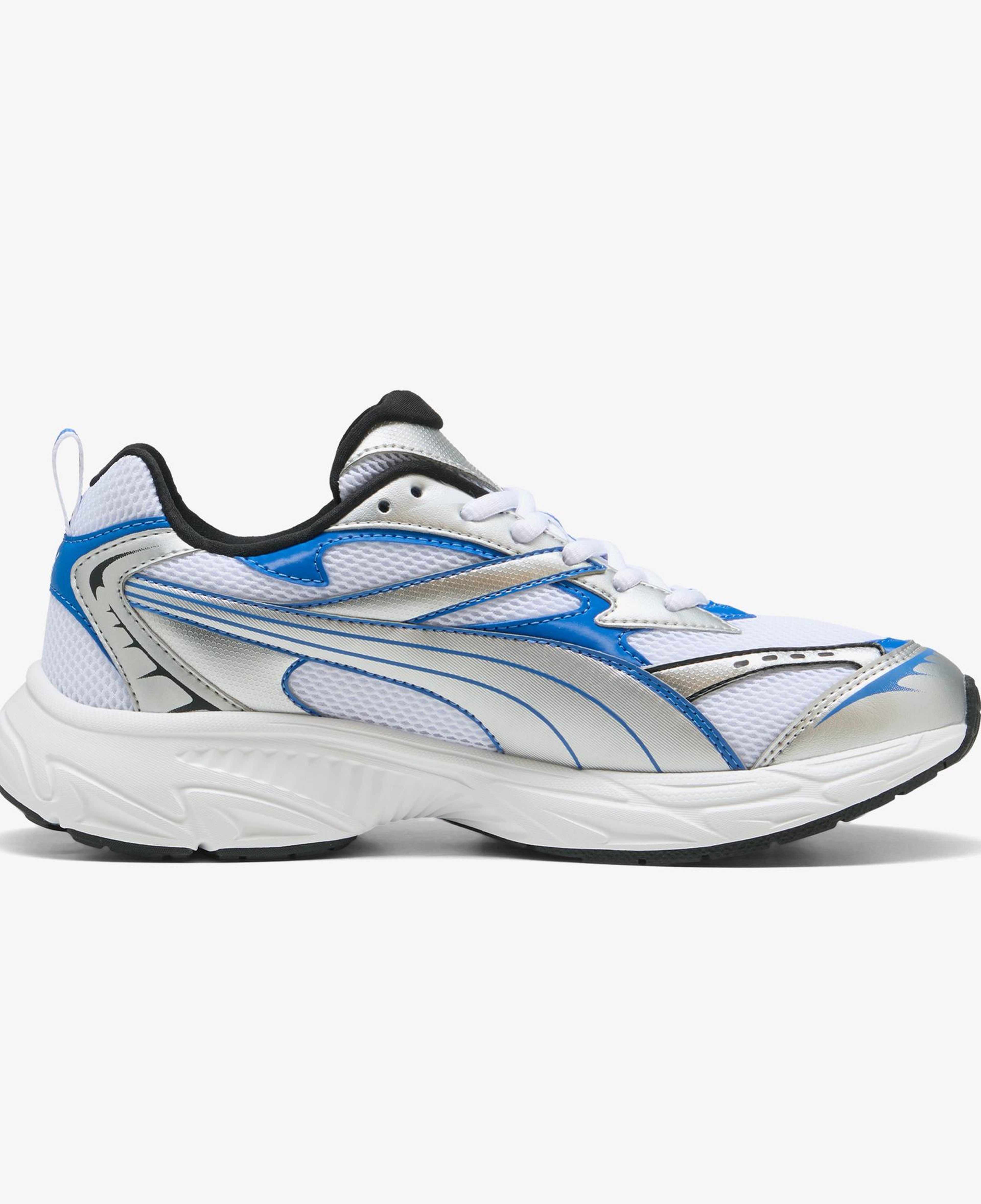 Puma Morphic Unisex Mavi Detaylı Beyaz Spor Ayakkabı