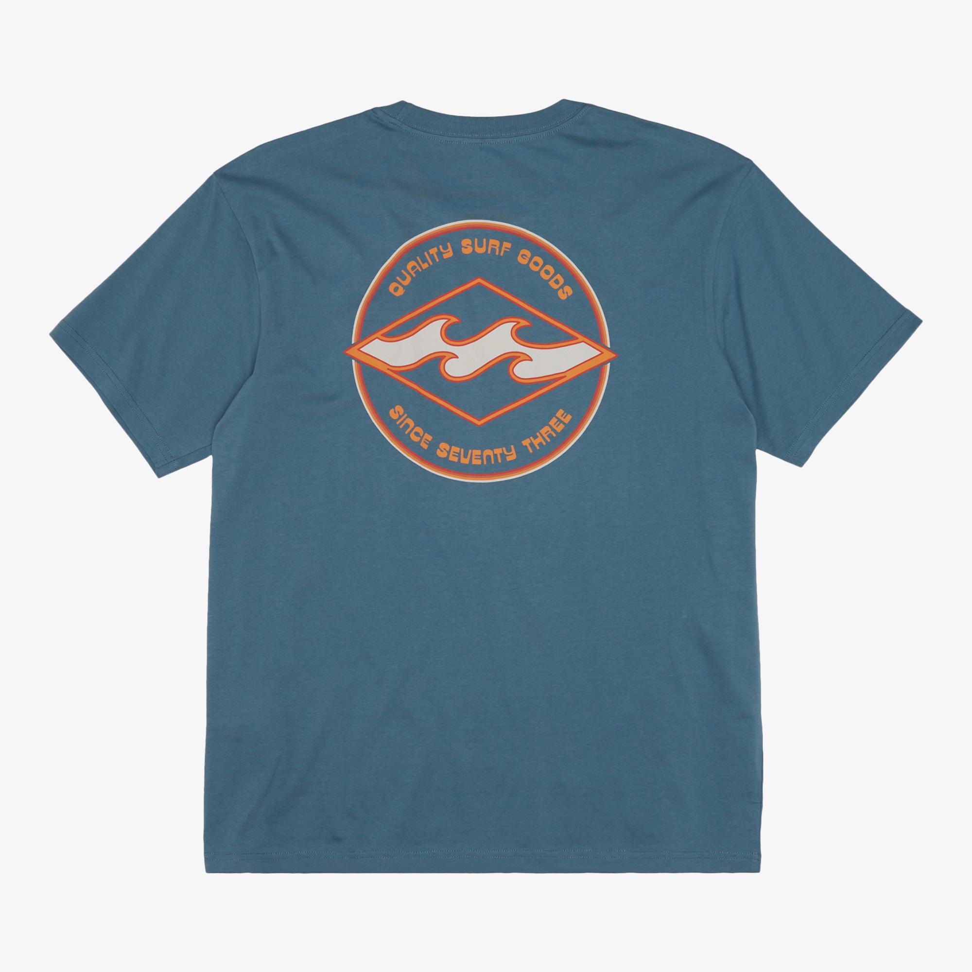 Billabong Rotor Diamond Erkek Mavi Günlük T-Shirt