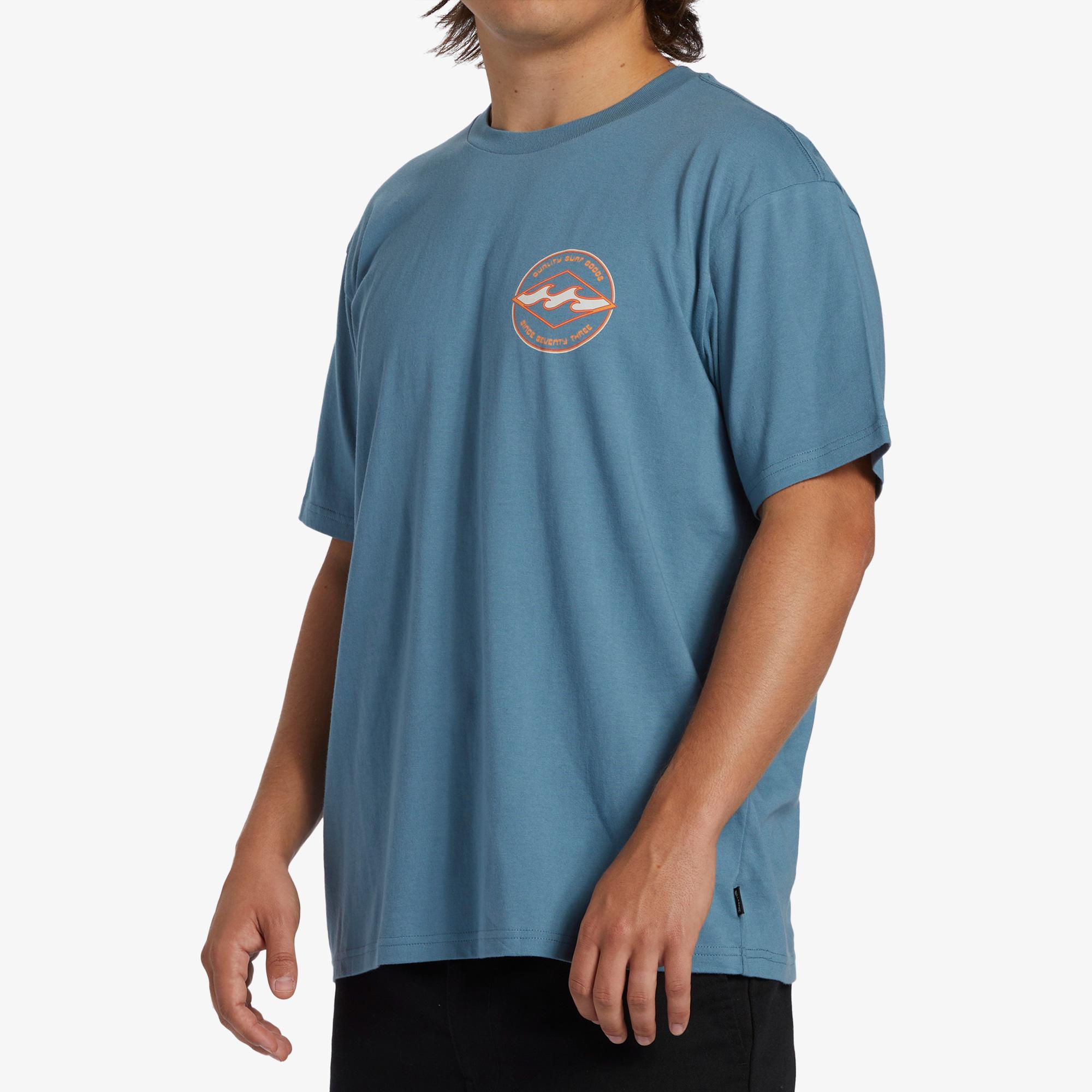 Billabong Rotor Diamond Erkek Mavi Günlük T-Shirt