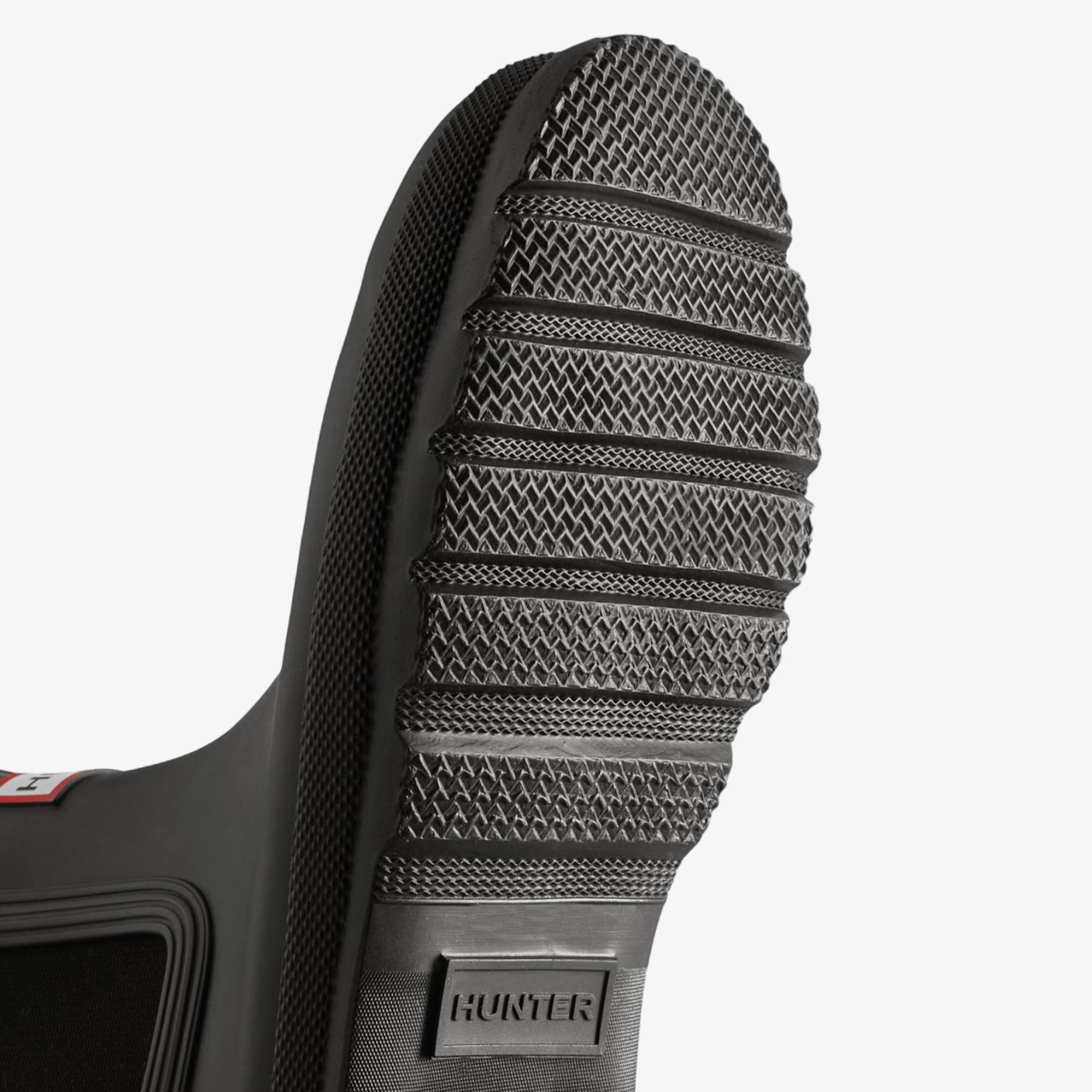 Hunter Originals Chelsea Tri Colour Logo Kadın Siyah Bot