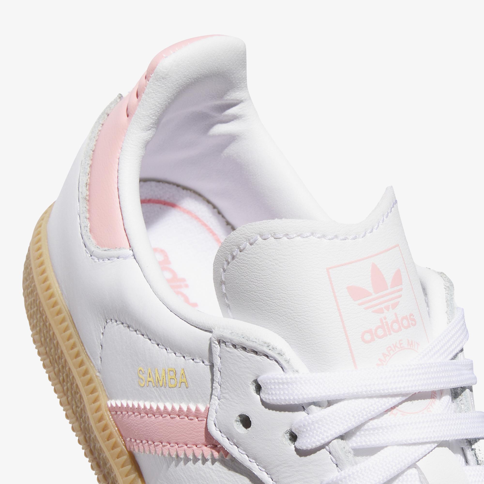 adidas Originals Samba OG Pembe Beyaz Çocuk Spor Ayakkabı