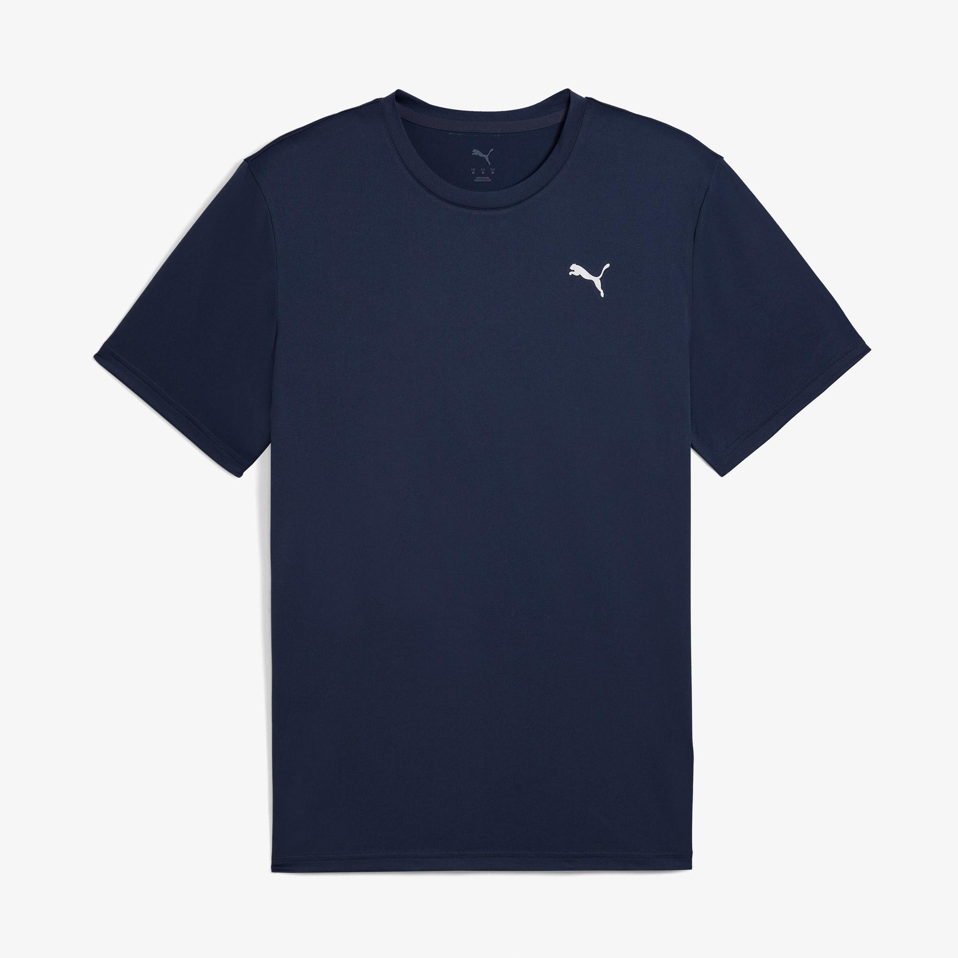 Puma Tad Ess Solid Cat Lc Erkek Lacivert Antrenman T-Shirt