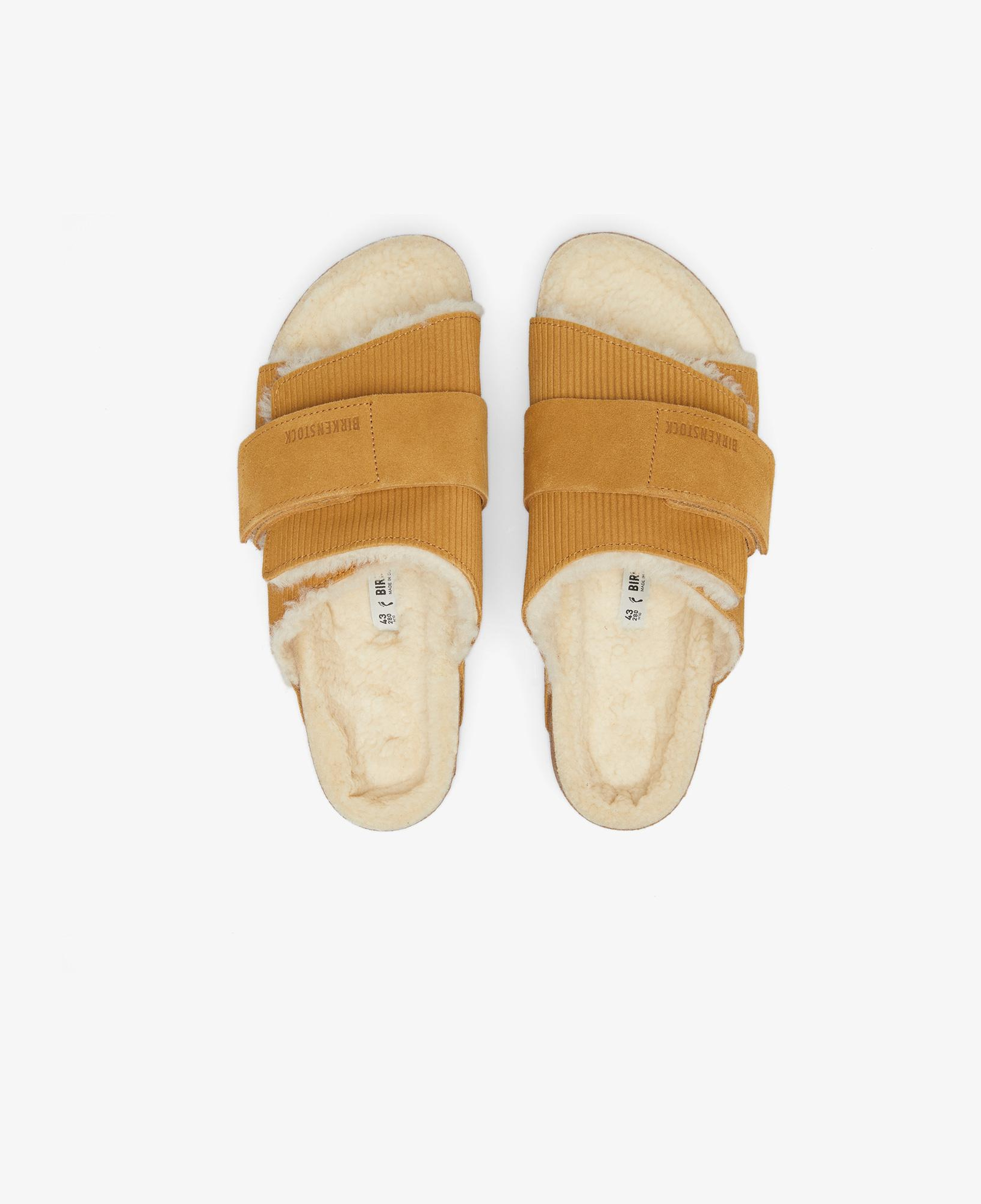 Birkenstock Kyoto Teddy Gepragt Erkek Kahverengi Terlik