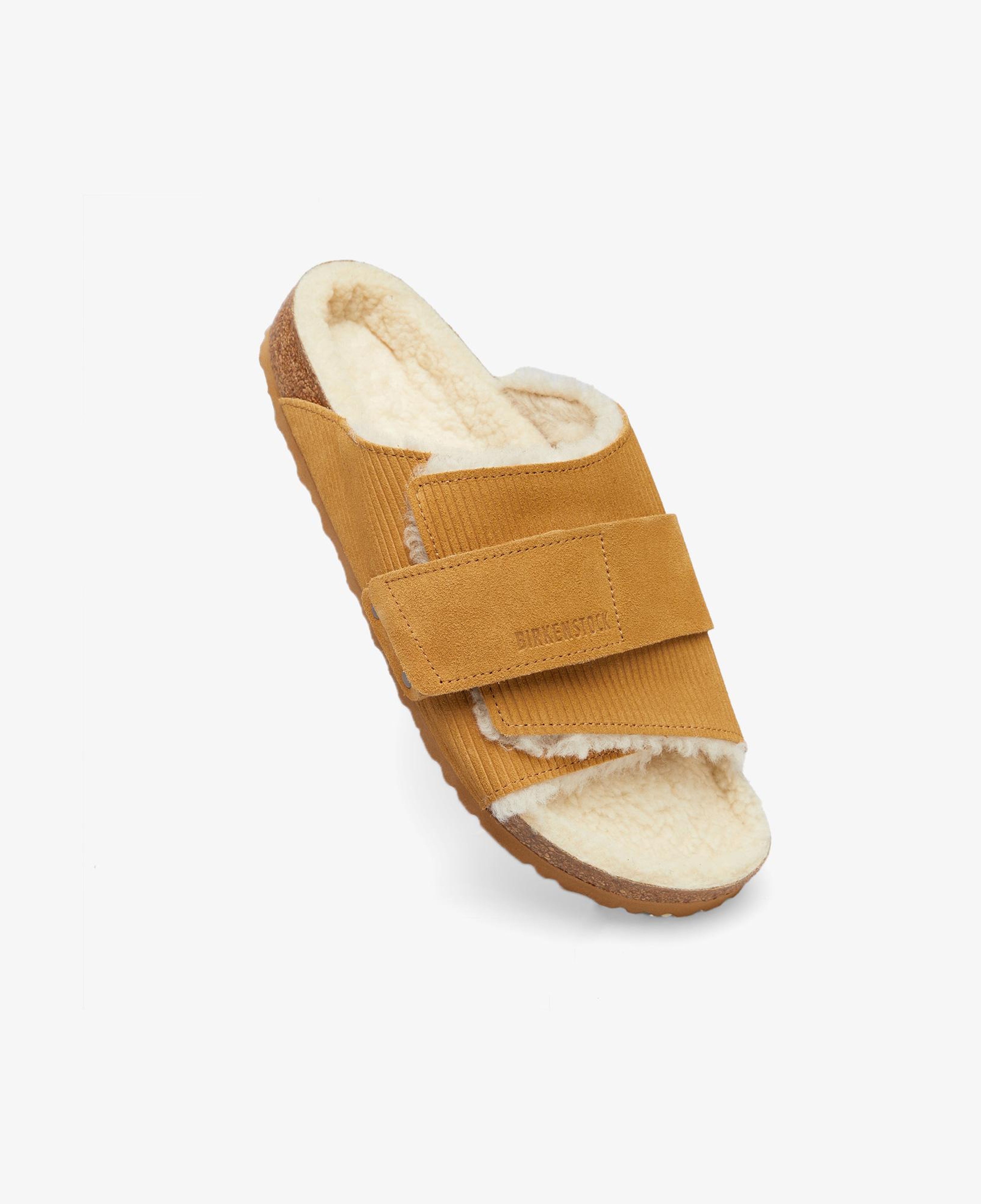 Birkenstock Kyoto Teddy Gepragt Erkek Kahverengi Terlik