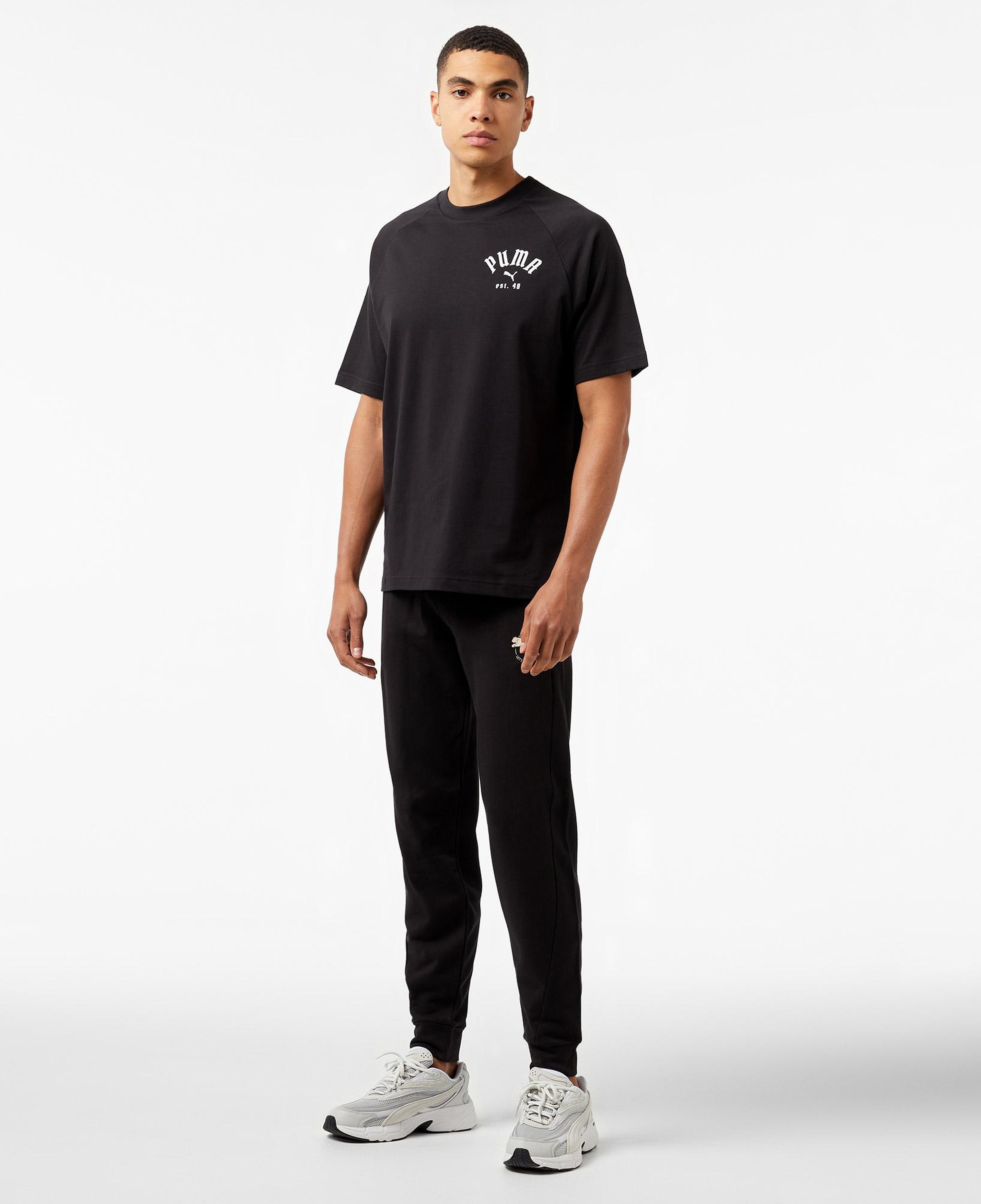 Puma Classıcs Relaxed Graphic Unisex Siyah T-Shirt