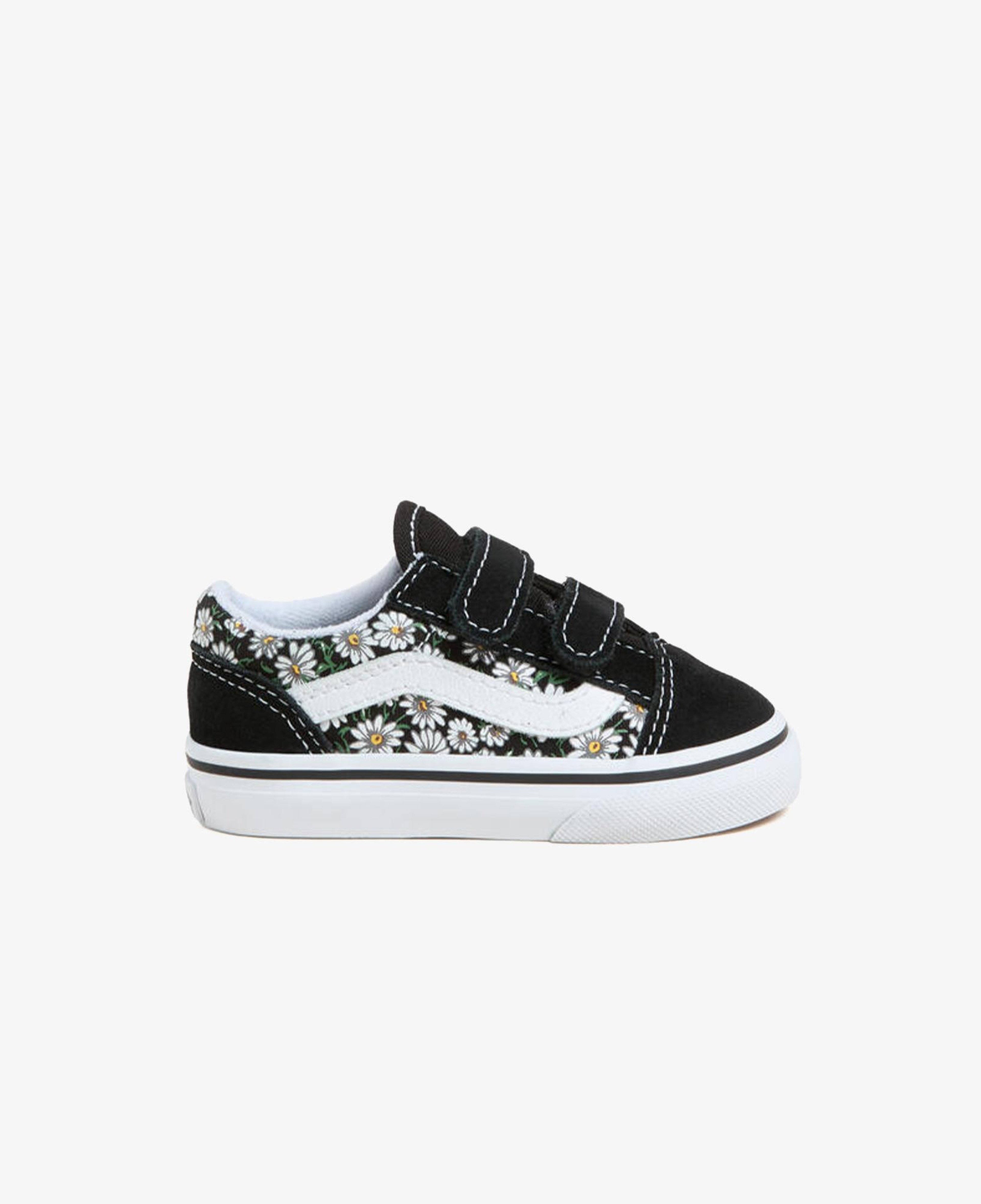 Vans Old Skool Daisies Bebek Siyah Sneaker