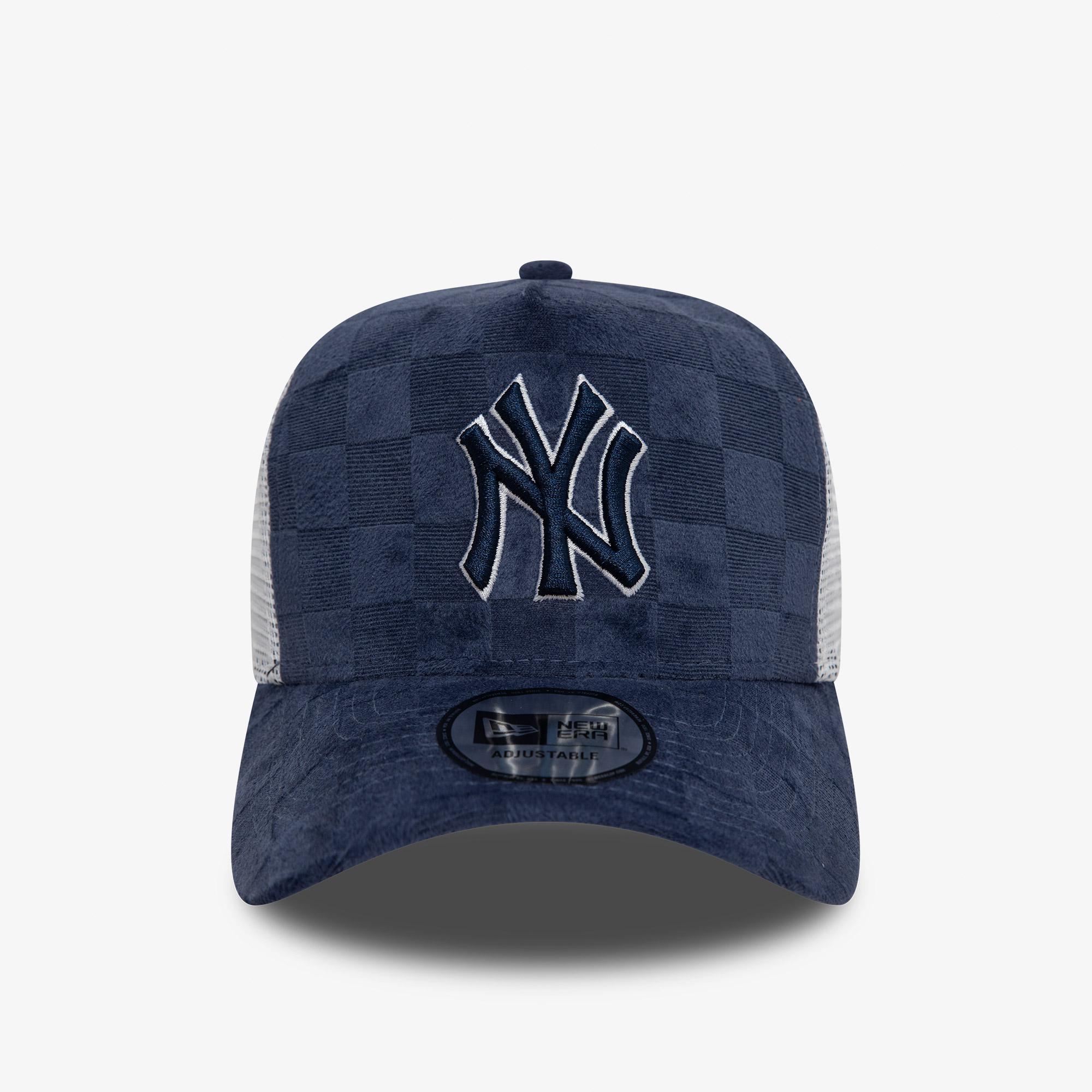 New Era Tonal Check 9Forty New York Yankees Unisex Lacivert Şapka