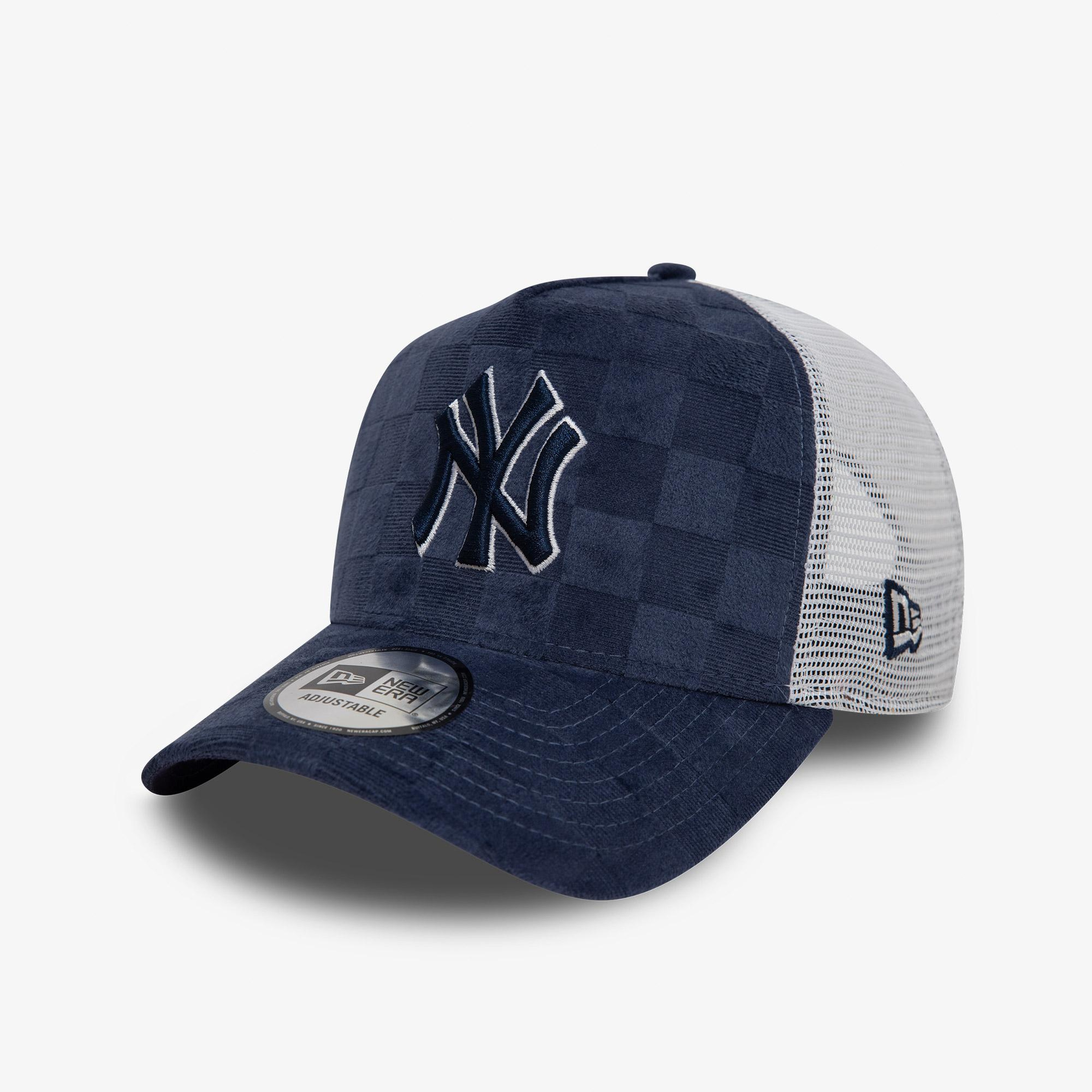 New Era Tonal Check 9Forty New York Yankees Unisex Lacivert Şapka