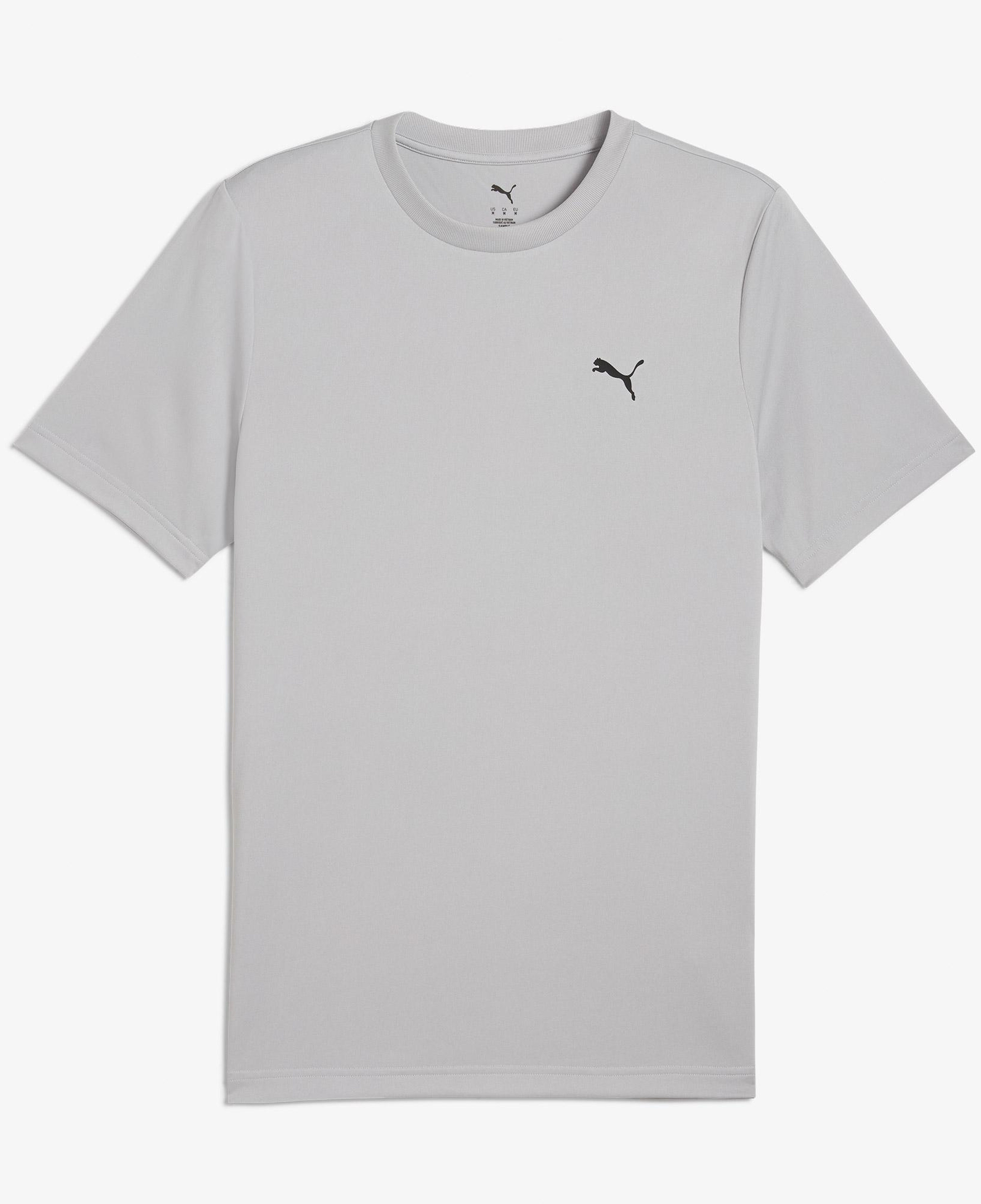Puma Essentials Small Logo Poly  Erkek Gri T-Shirt