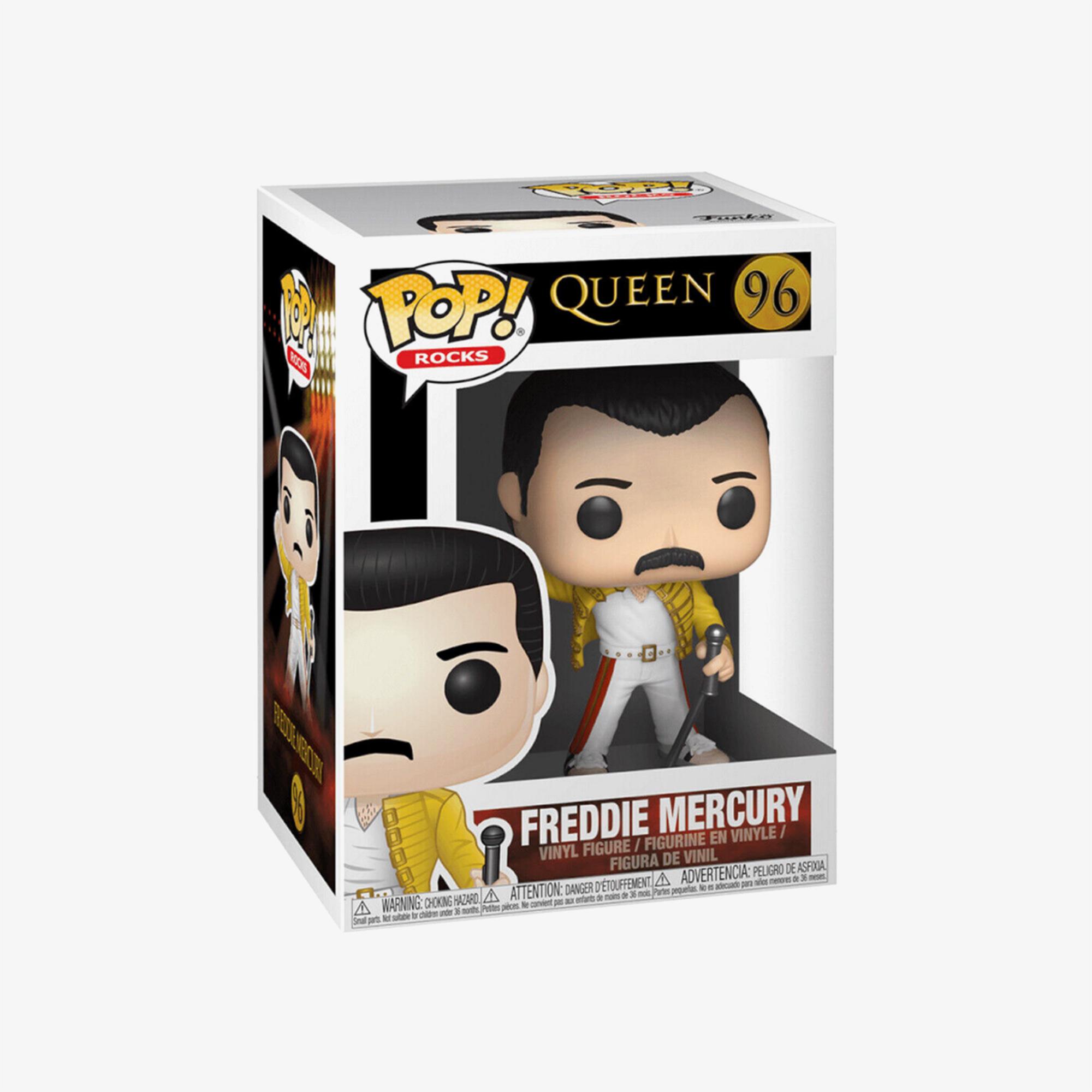 Funko POP Rocks: Queen Freddy Mercury at Wembley 1986 with Yellow Jacket Renkli Figür