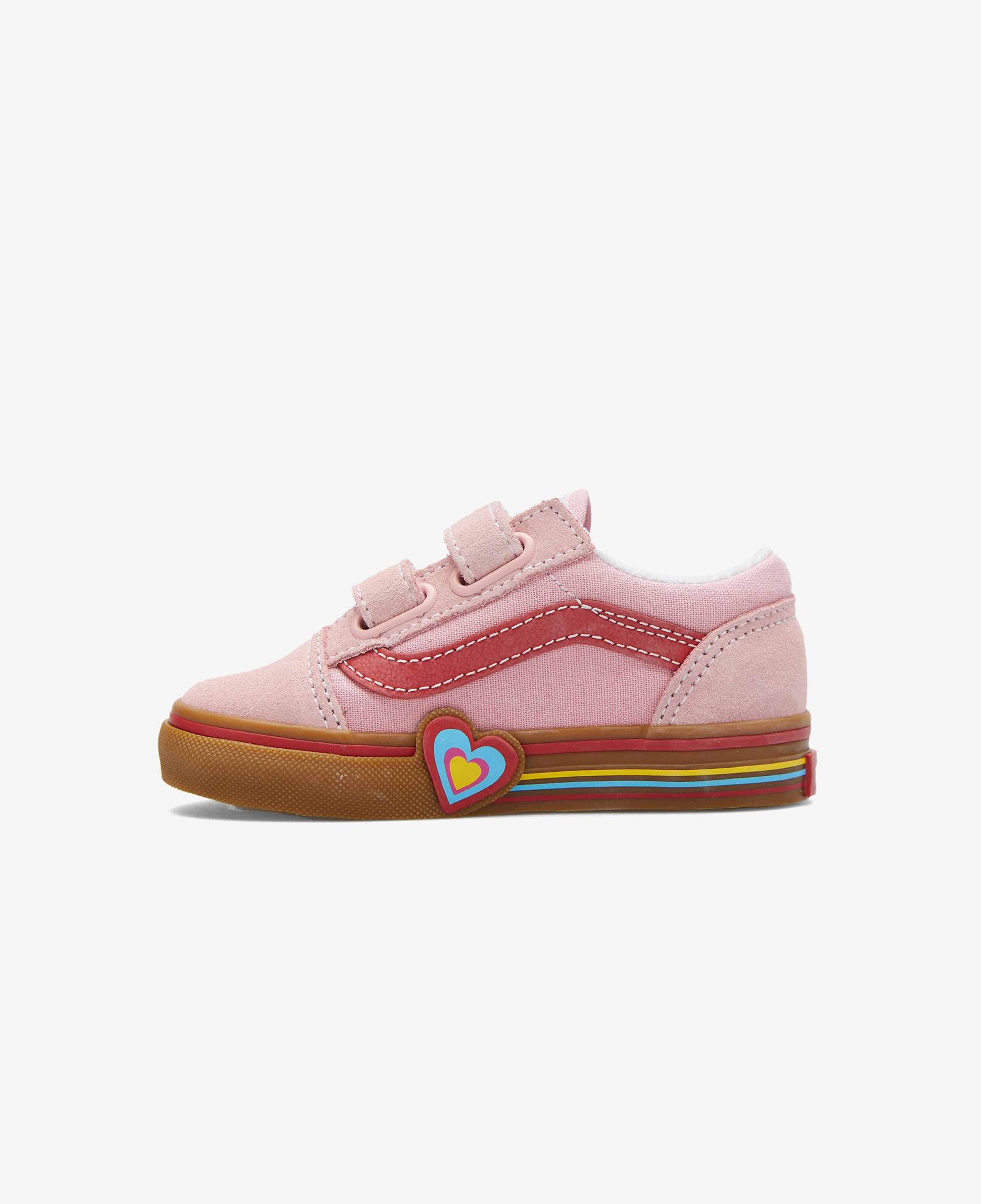 Vans Old Skool V Heart Bebek Pembe Sneaker