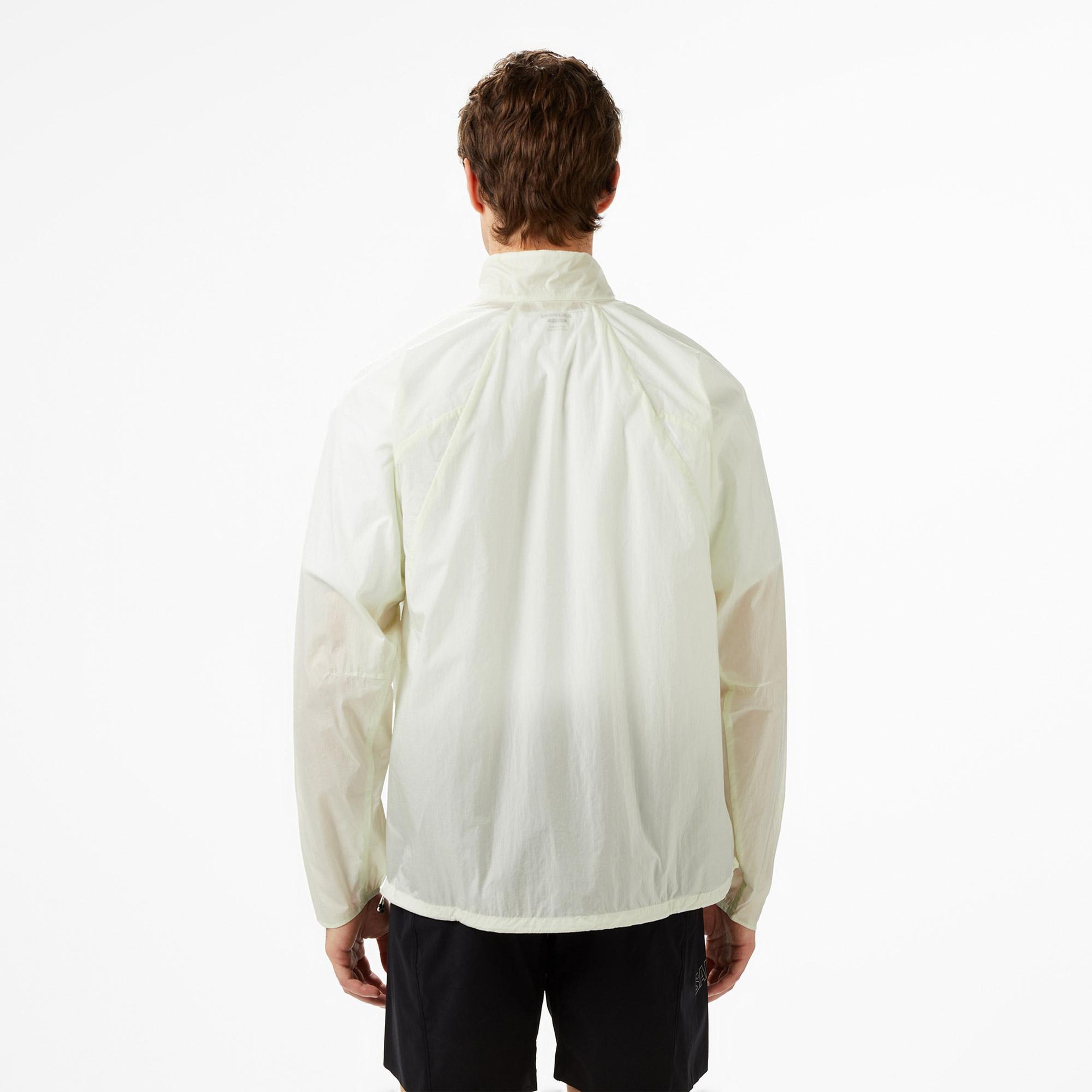 Salomon Shkout Fly Erkek Krem Koşu Yağmurluk