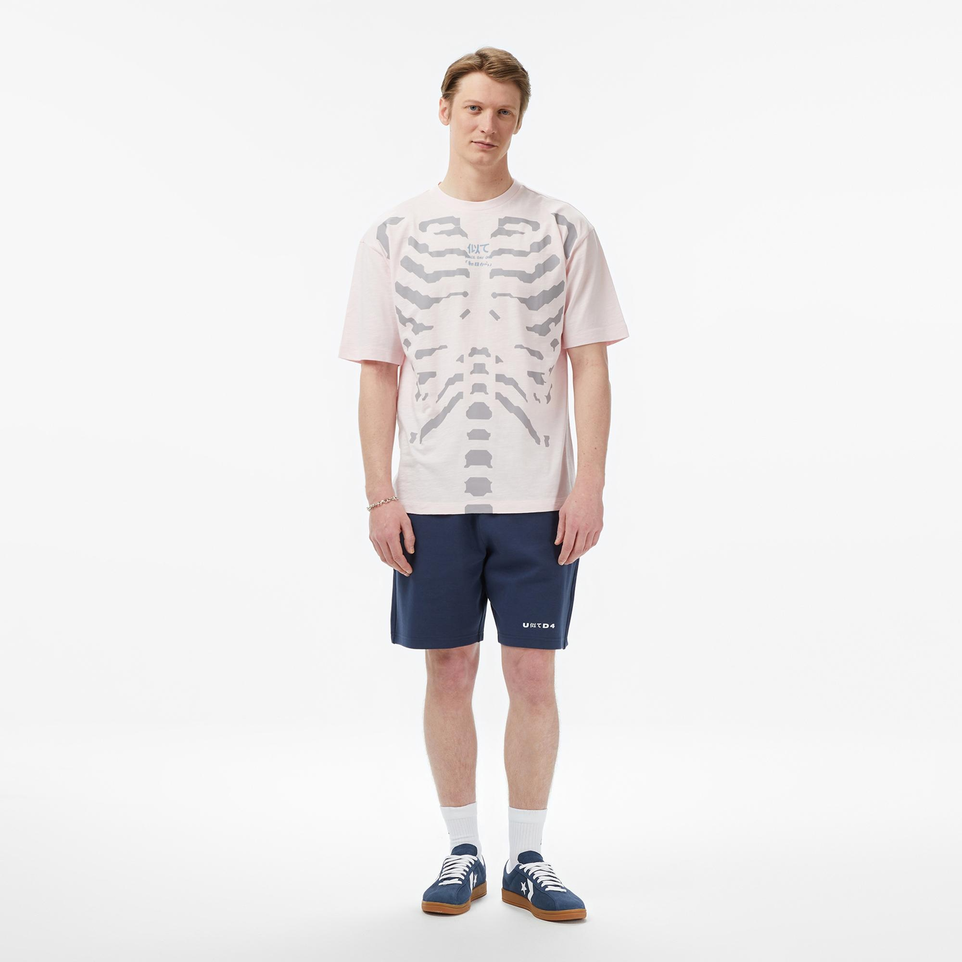 UNITED4 Regular Fit Erkek Pembe T-Shirt